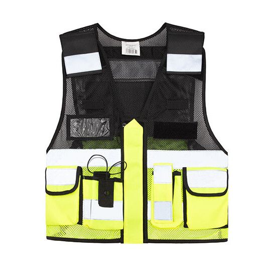 Mesh Tactical Vest Sparta - signal yellow - black-786