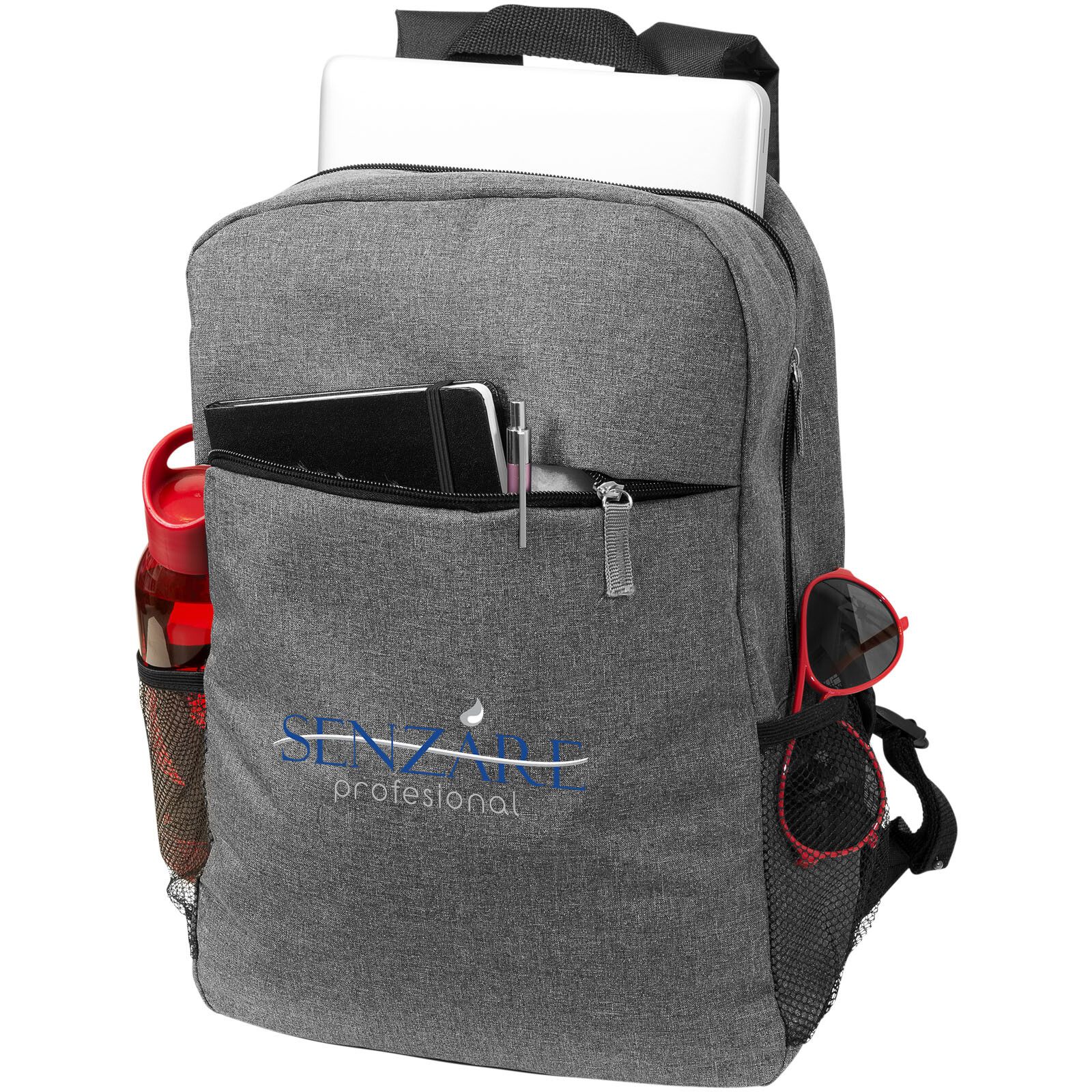 Hoss 15" Laptoprucksack 18L - heather mediumgrau-620