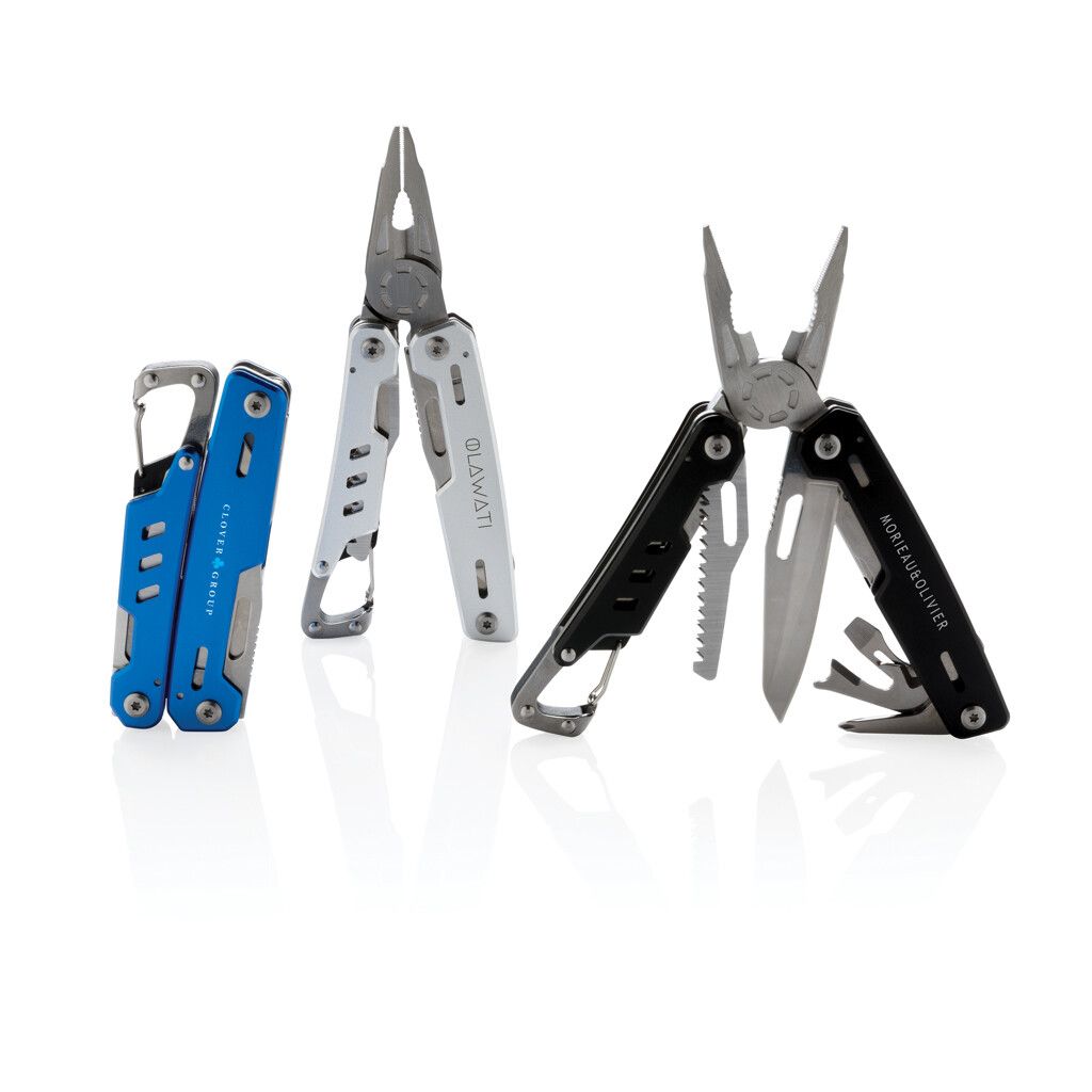 Solid Multitool mit Karabiner - schwarz-893