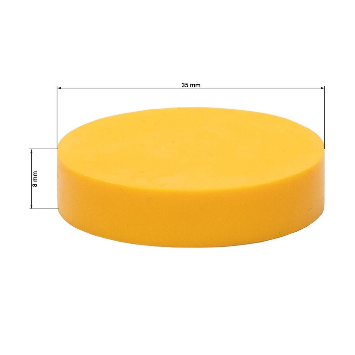 Radiergummi Rund - standard-blau PP-407