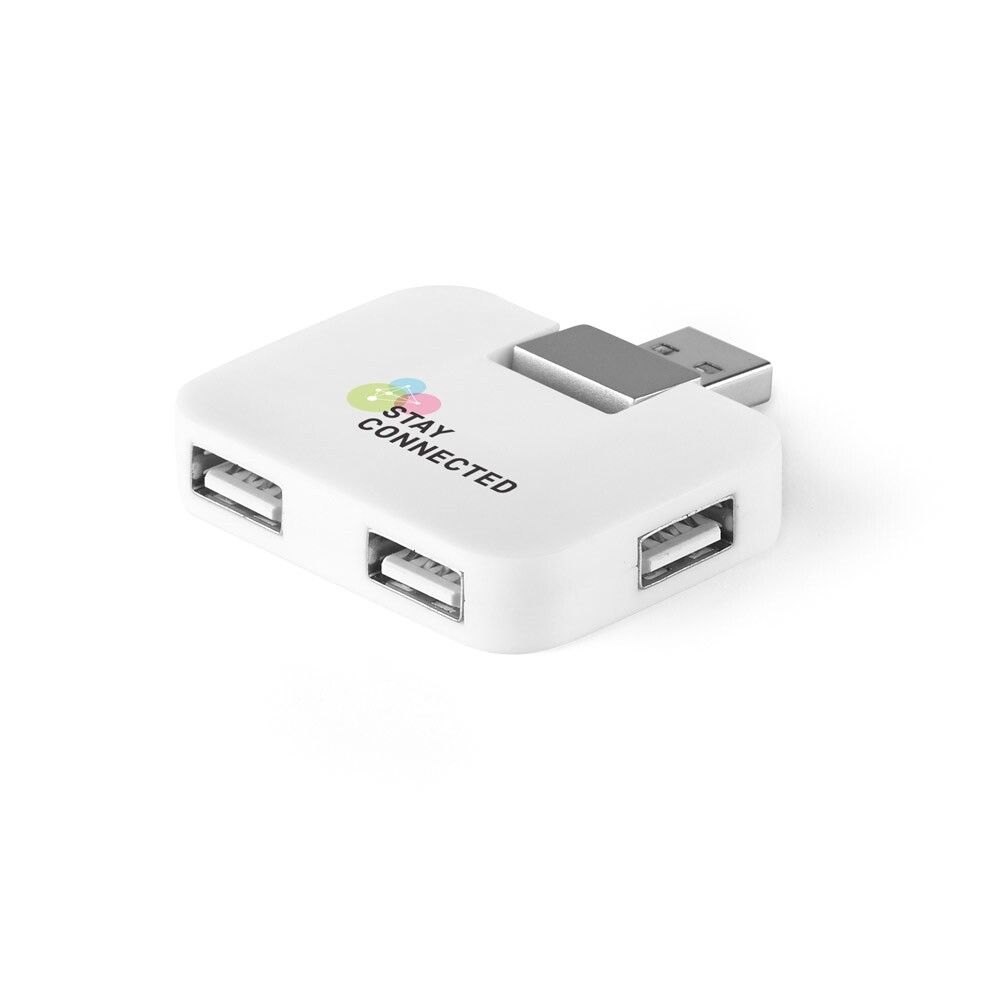 JANNES HUB mit 4 USB-A-Anschlüssen aus ABS - weiß-521