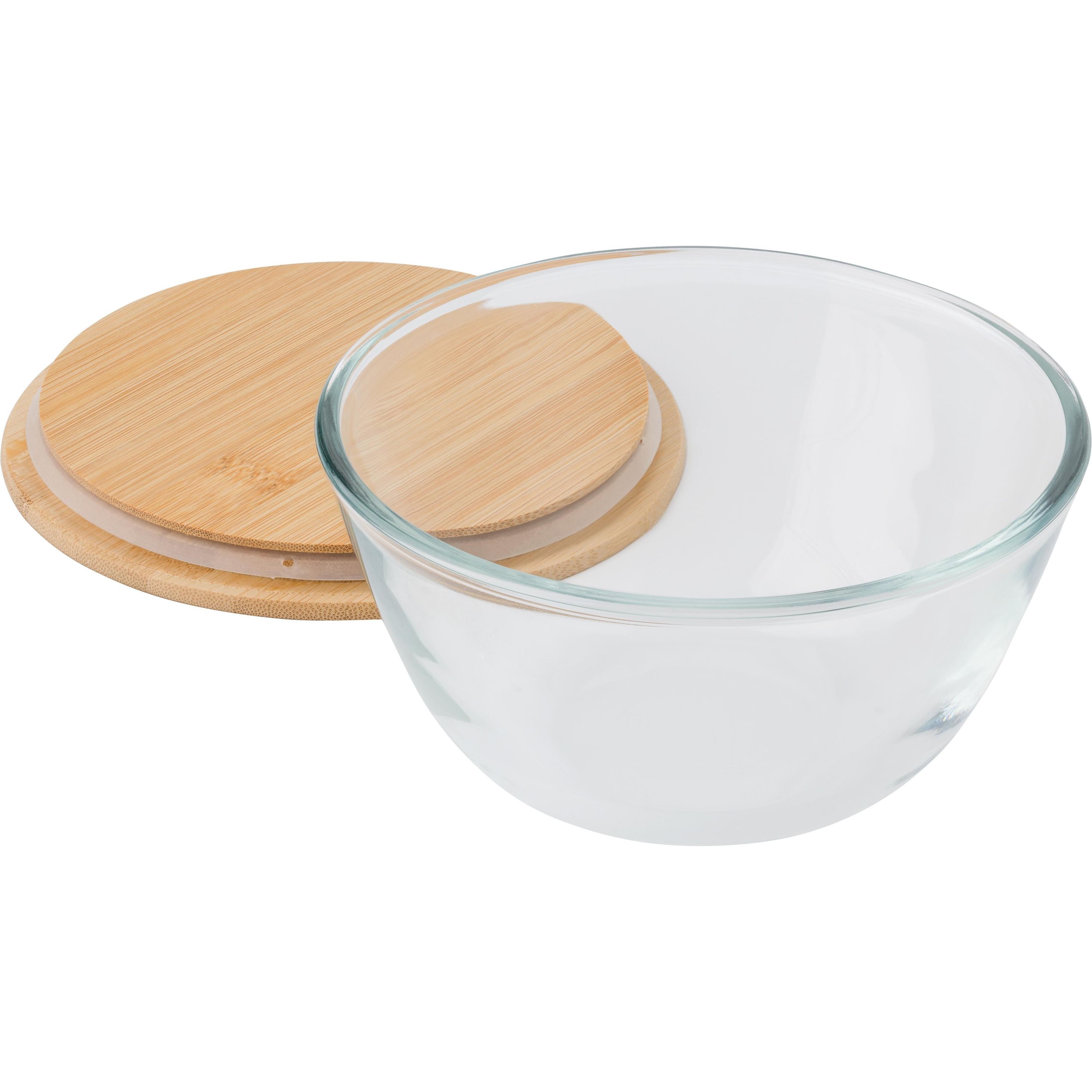 Salatschüssel aus Glas Isabeau - braun-335