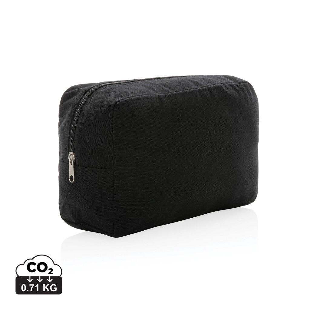 Impact Aware™ 285g/m² Kosmetiktasche aus ungefärbtem Canvas - schwarz-861