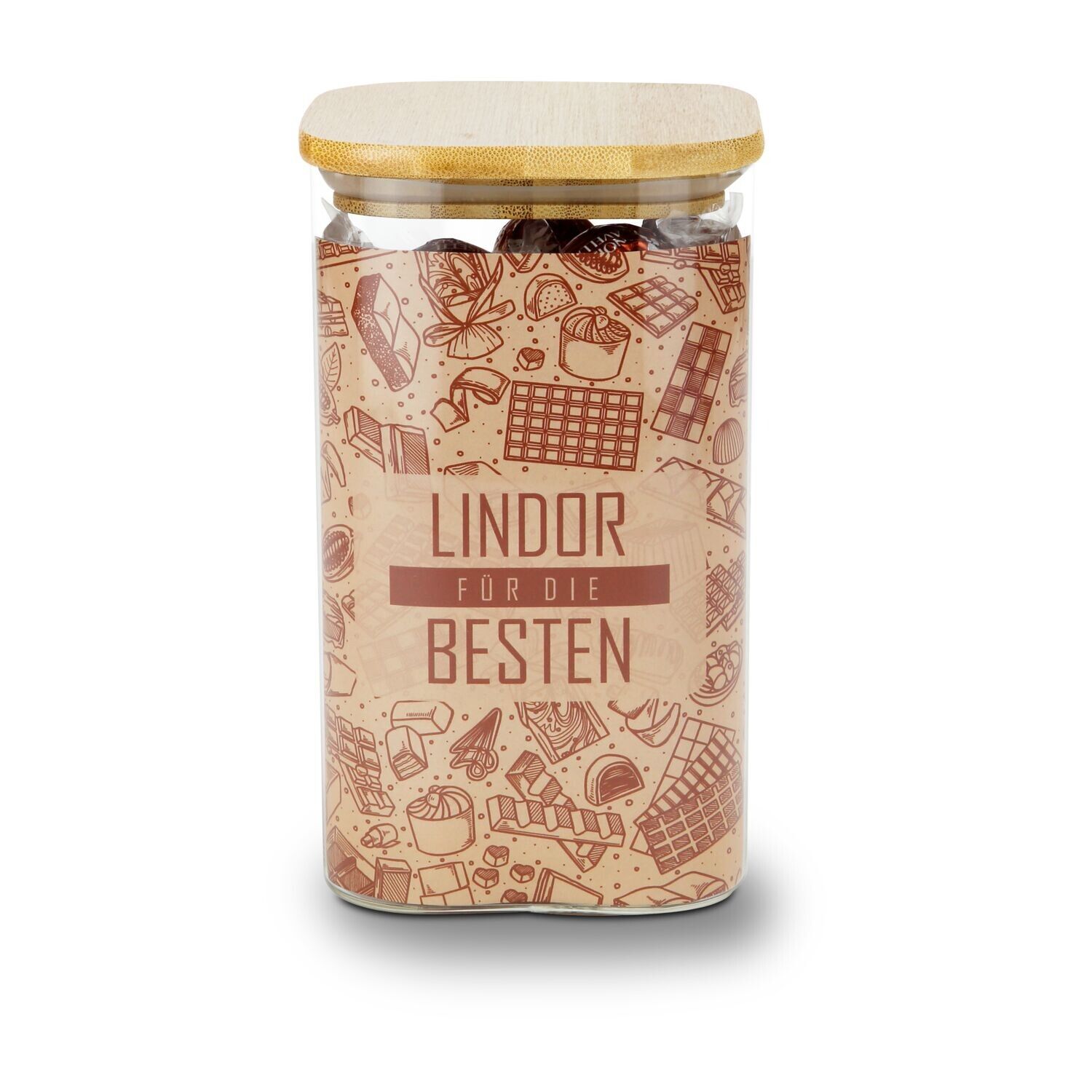 Geschenkset Lindor Team-Glas Frohe Ostern mit 35 Lindt Lindorkugeln-263