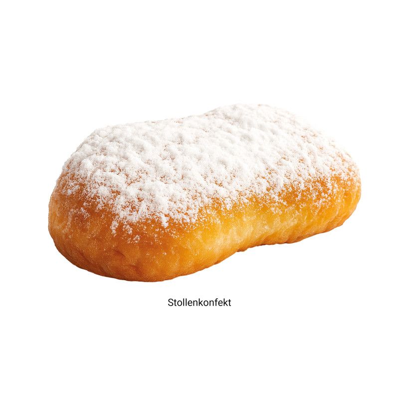 Stollenkonfekt mit Edelmarzipan, Folie weiß-184