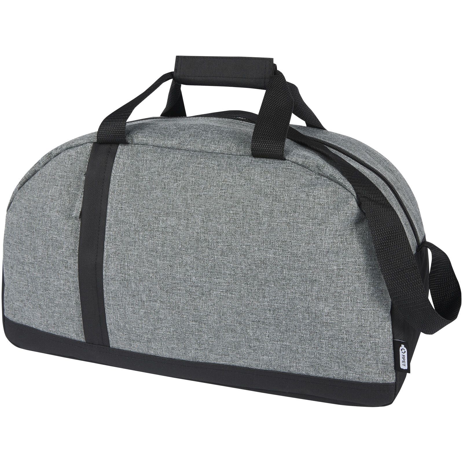 Reclaim GRS recycelte Sport-Reisetasche 21 L - schwarz -  heather grau-271