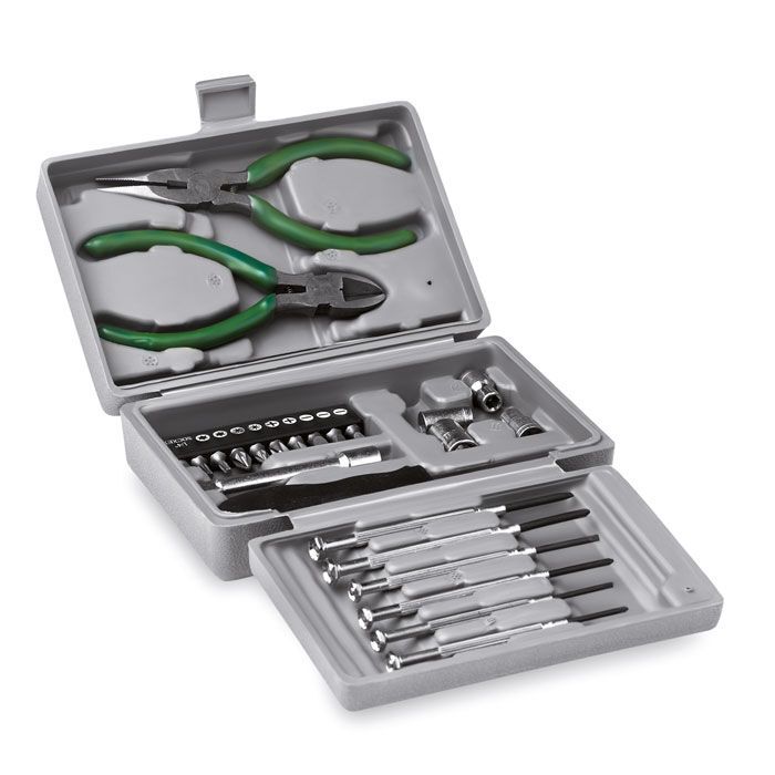 Werkzeugkoffer, 25-teilig GUILLAUME - silber-309
