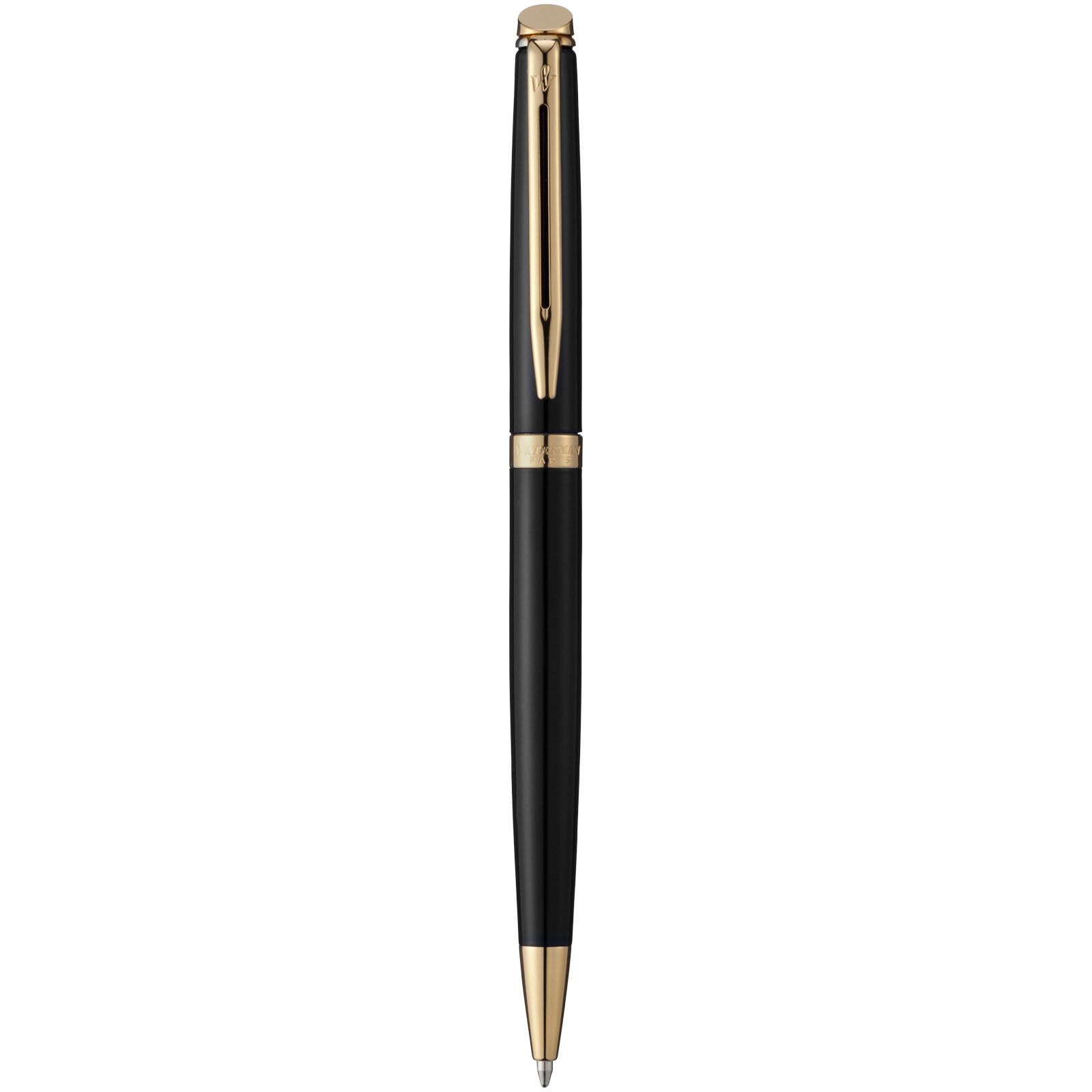 Waterman Hémisphère Kugelschreiber (blaue Mine) - schwarz -  gold-199