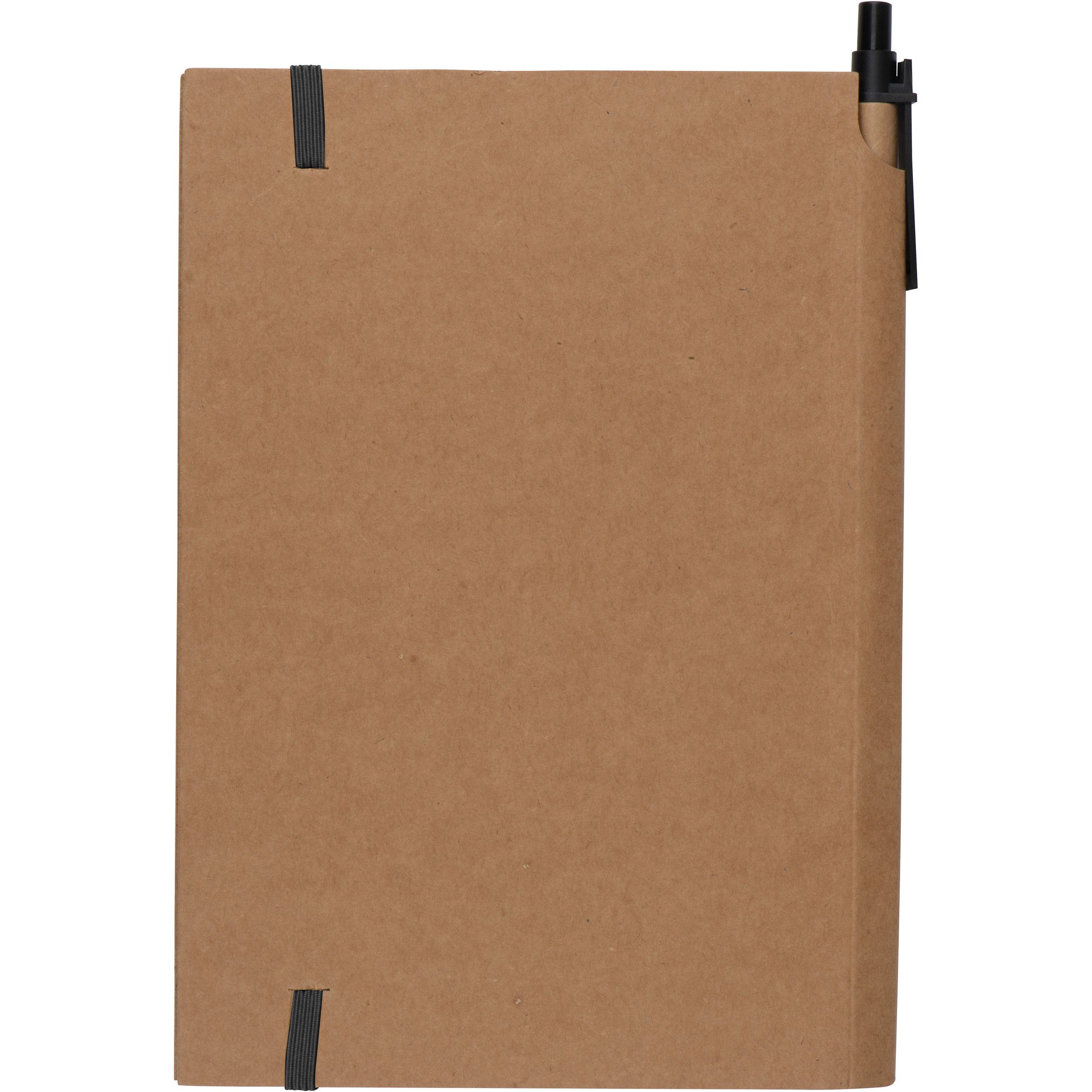 Notizbuch mit Umschlag aus Karton - braun-617