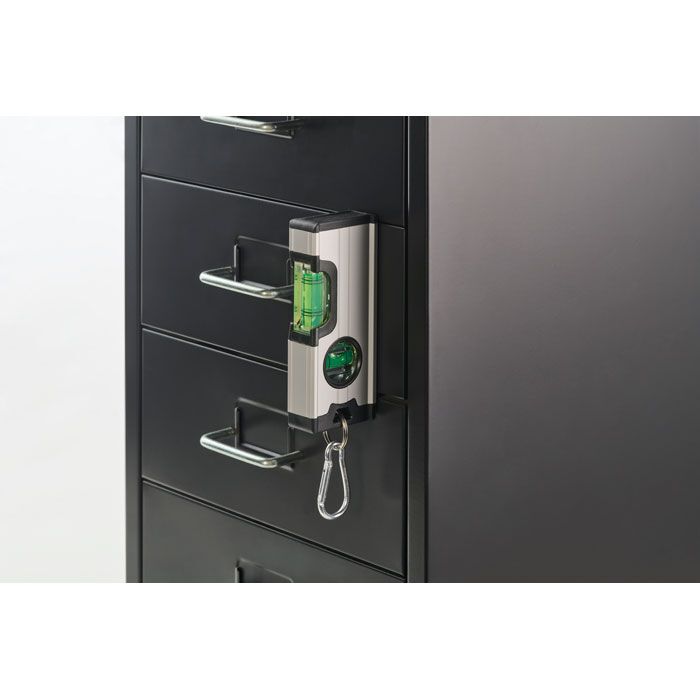 Mini-Wasserwaage mit Magnet MAGNEL - silber-607