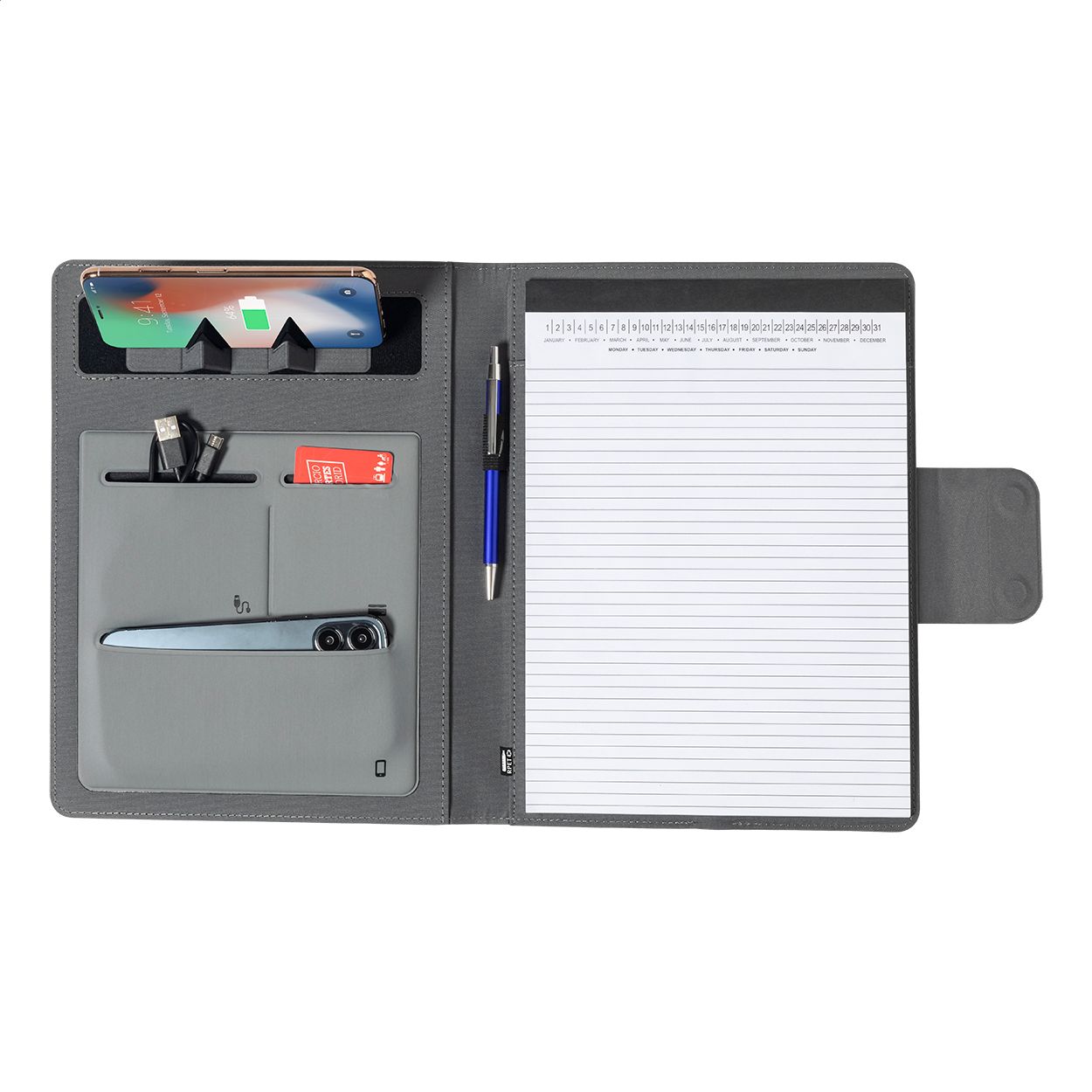 RPET-Dokumentenmappe Harbur - grau-749