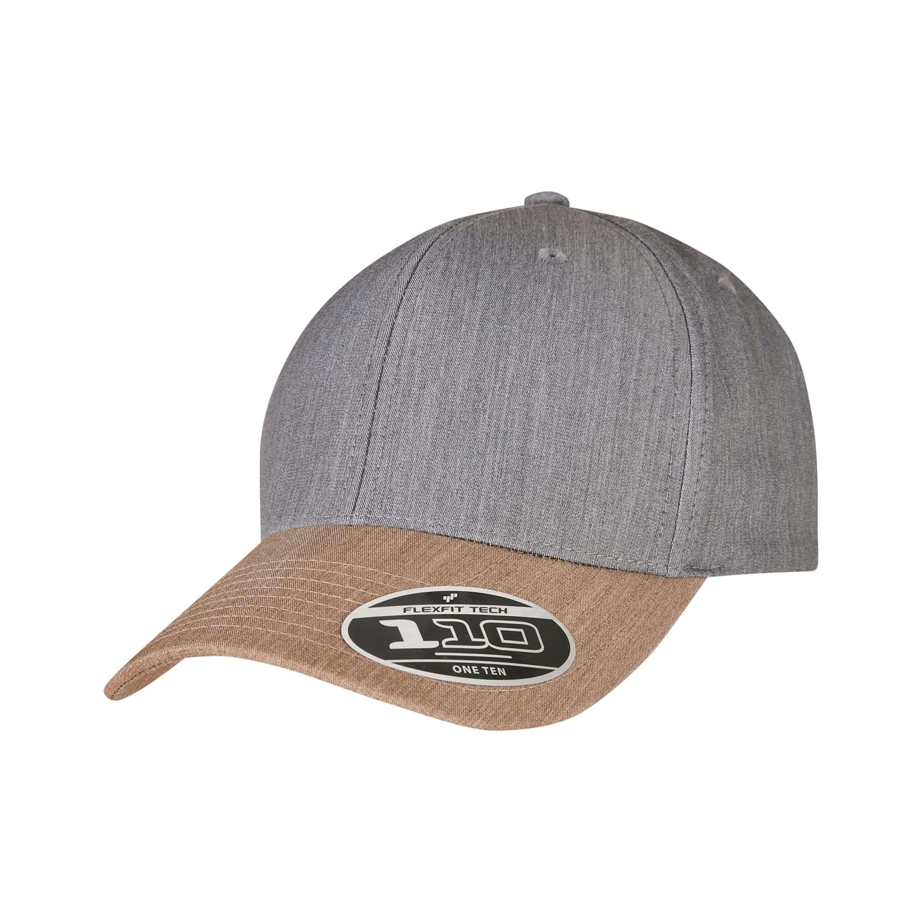 110 Melange Mix Cap - grey - khaki-234