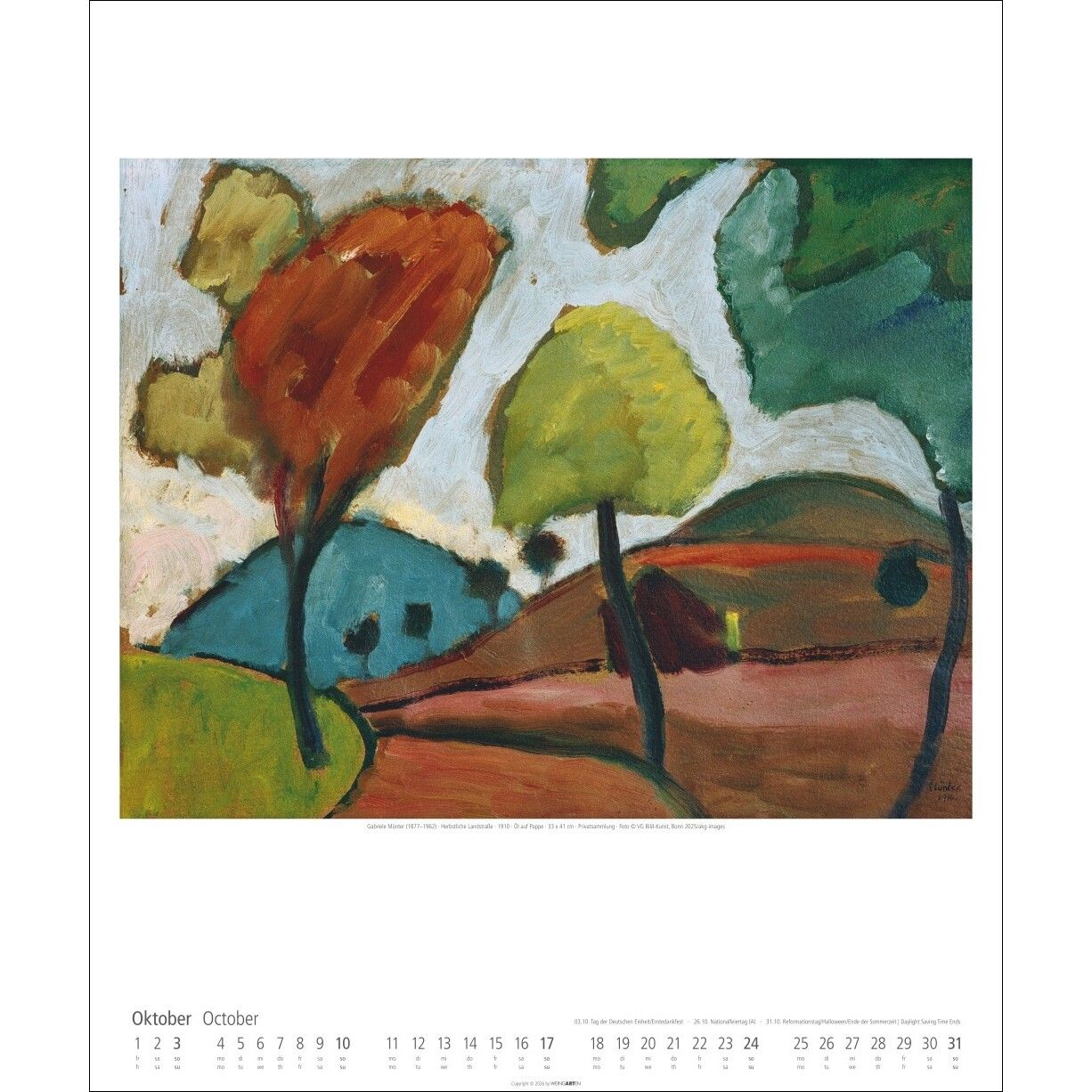 Der Blaue Reiter - Kunst & Kultur Kalender-627
