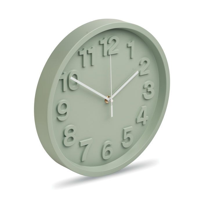 Wanduhr aus PP MURO - mintgrün-793