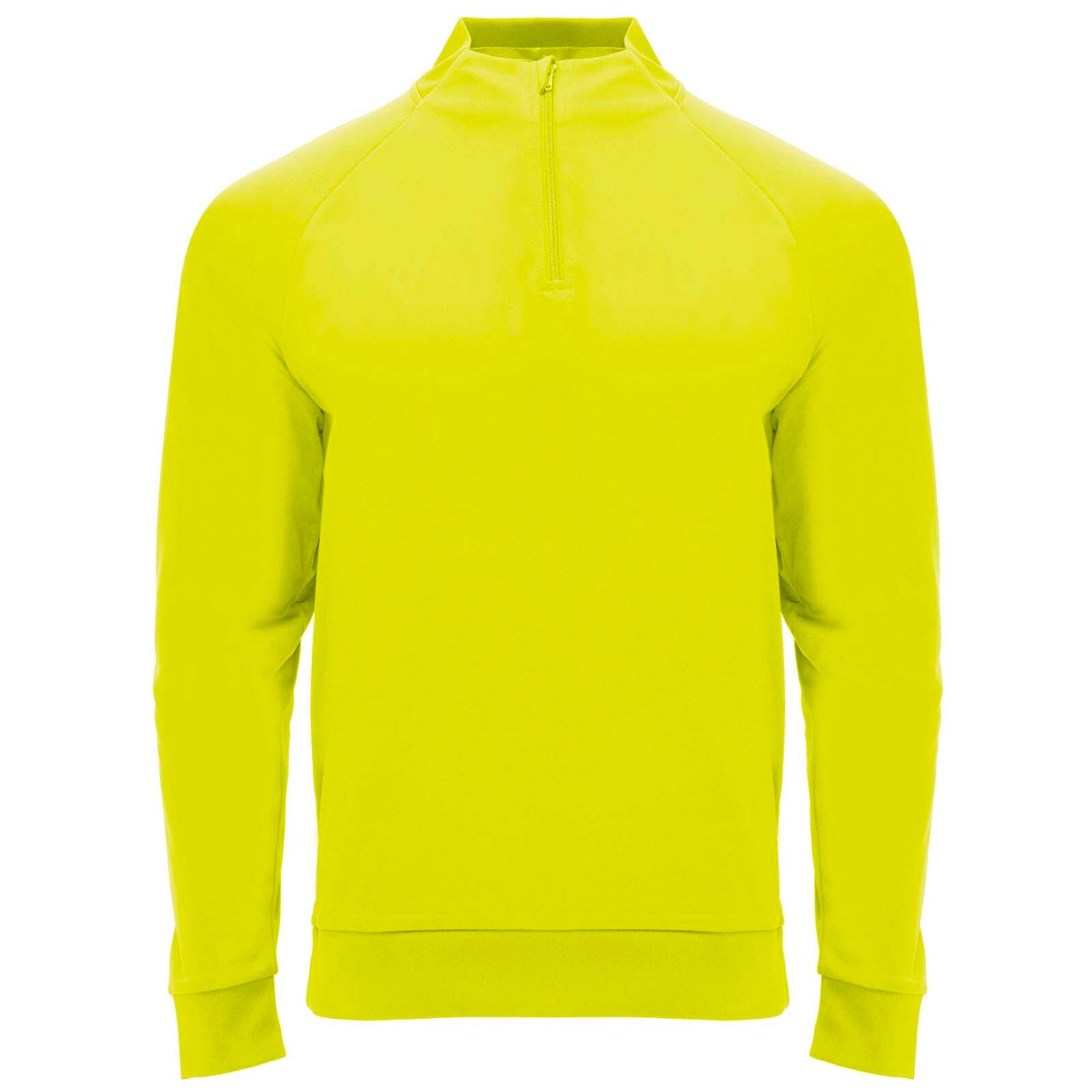 Epiro 200 g/m² Half-Zip Sweatshirt  - fluorgelb-410