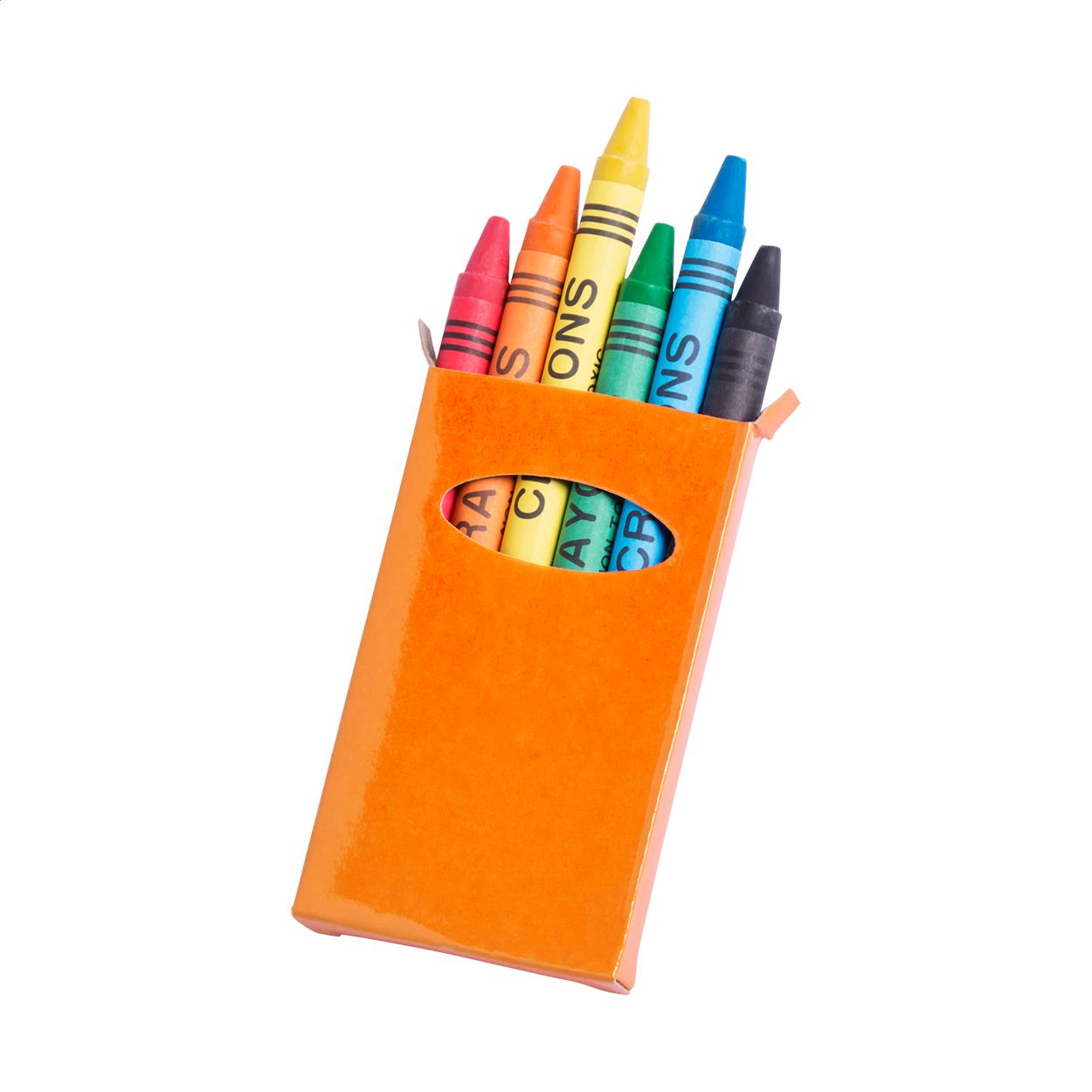 6-tlg. Wachsmalstifte-Set Tune - orange-483