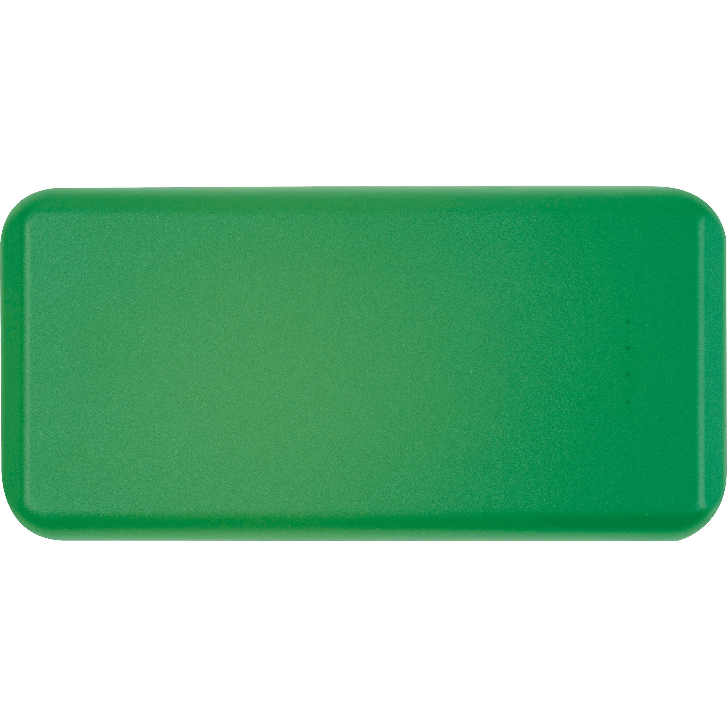 Recycelte Powerbank 10.000 mAh PRESTON - grün-547