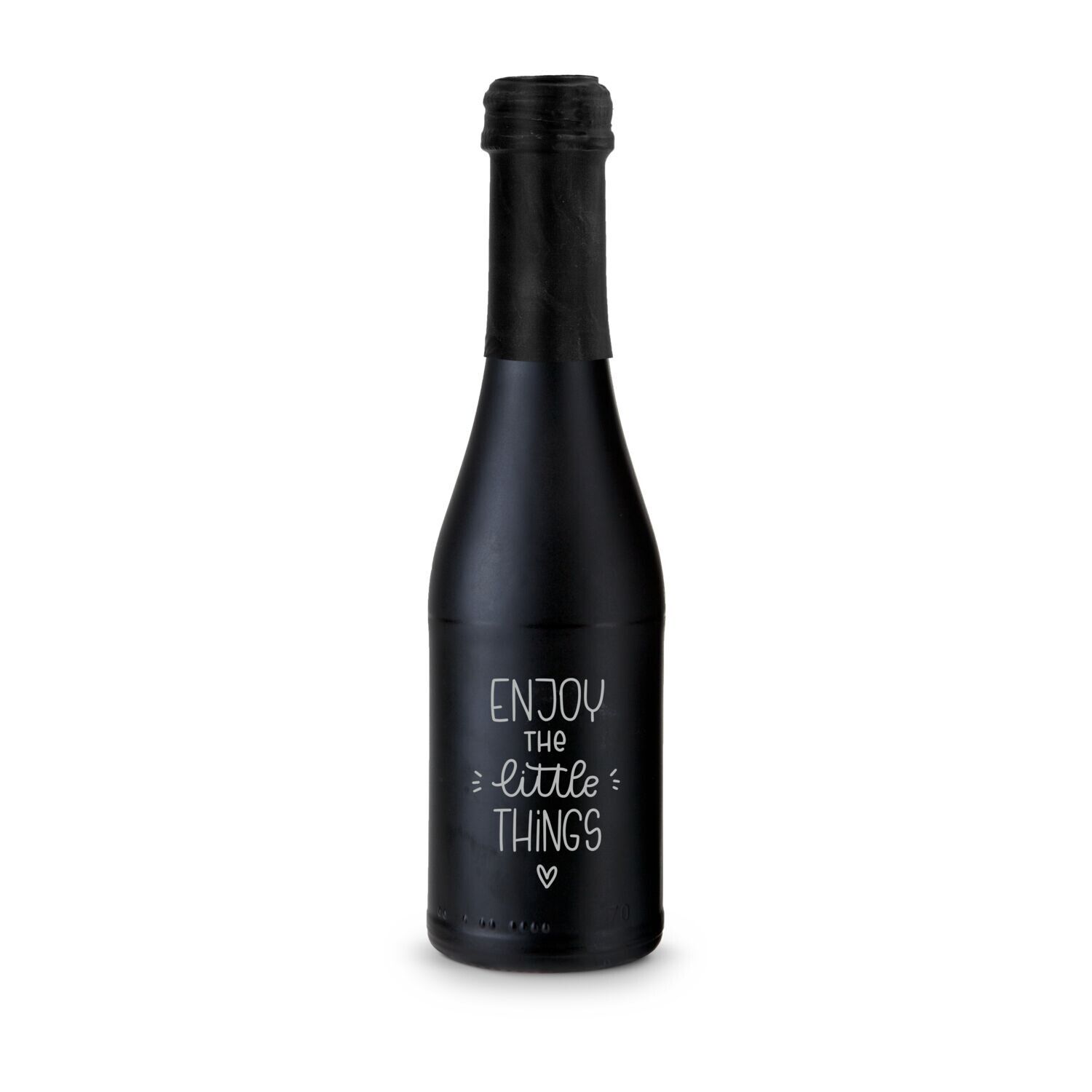 Promo Secco Piccolo - Flasche schwarz matt, 0,2 l - Kapselfarbe Schwarz-66