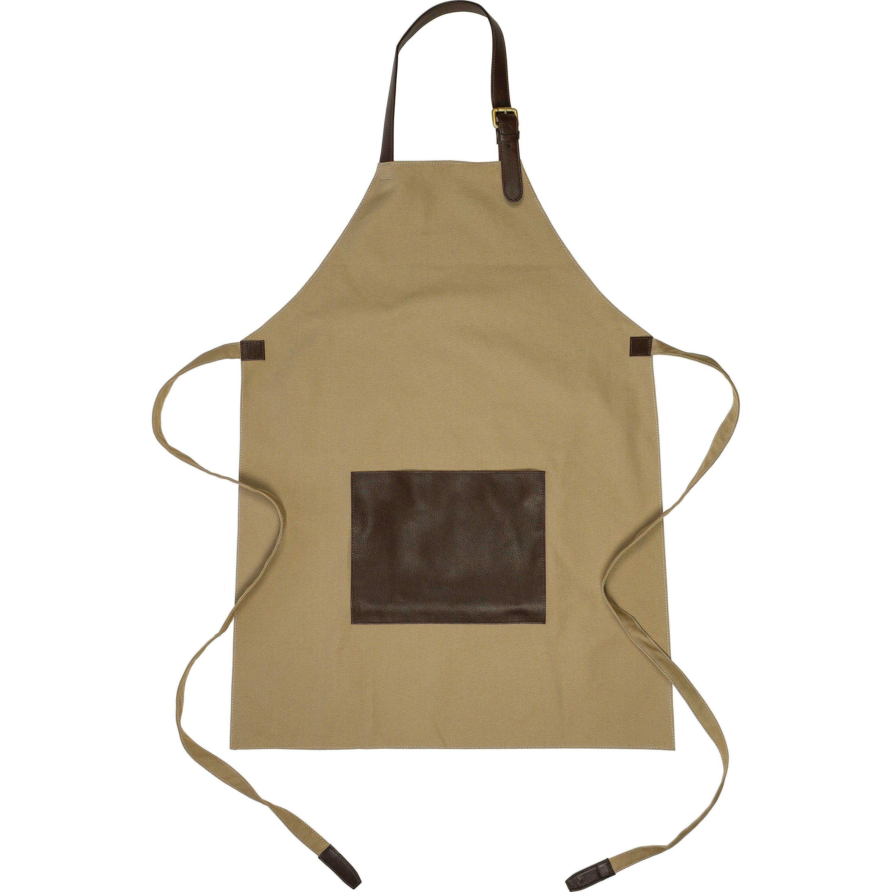 Leinenschürze (450 g/m2) Maria - beige-617