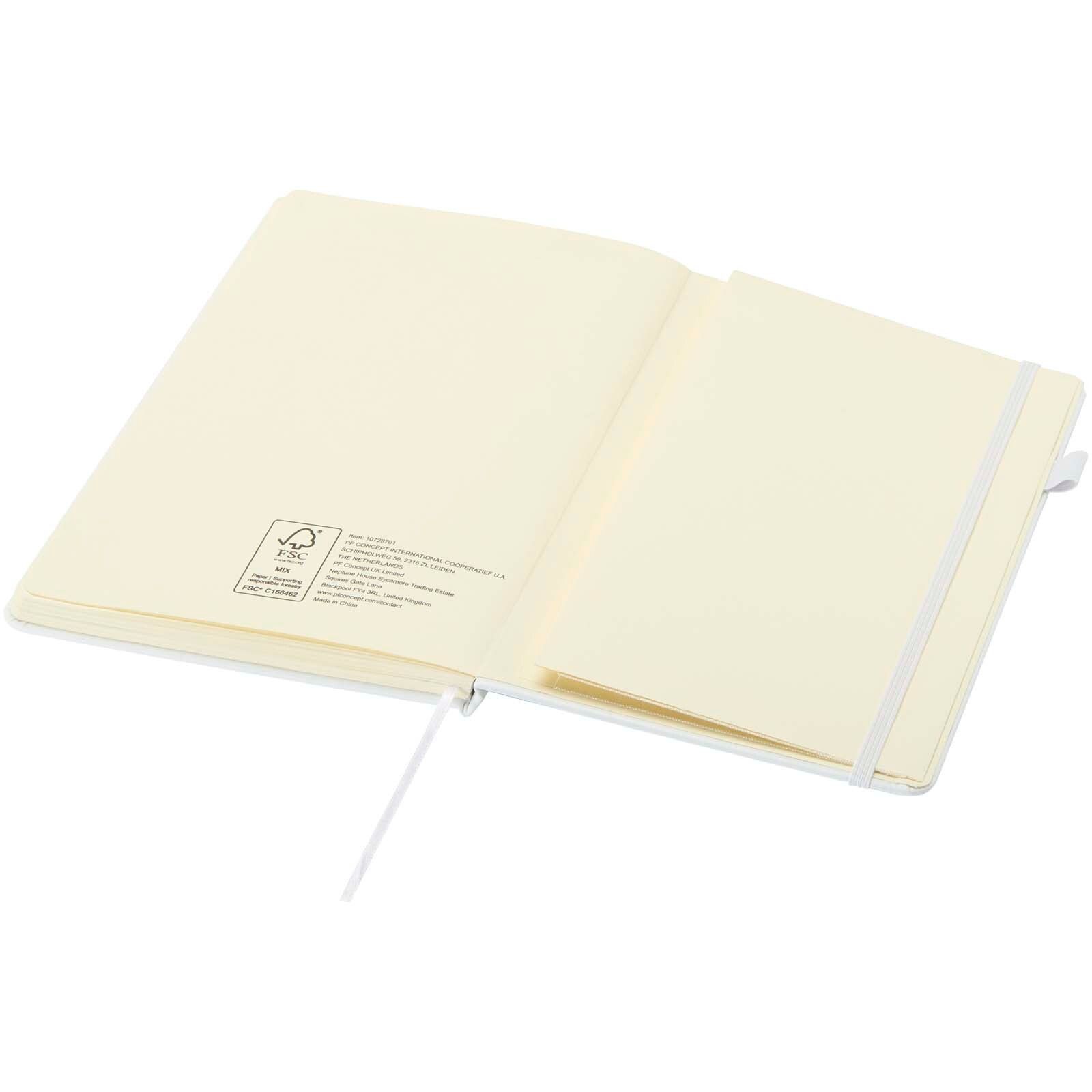Liss A5 Hardcover Notizbuch aus recyceltem Kunststoff - weiss-719