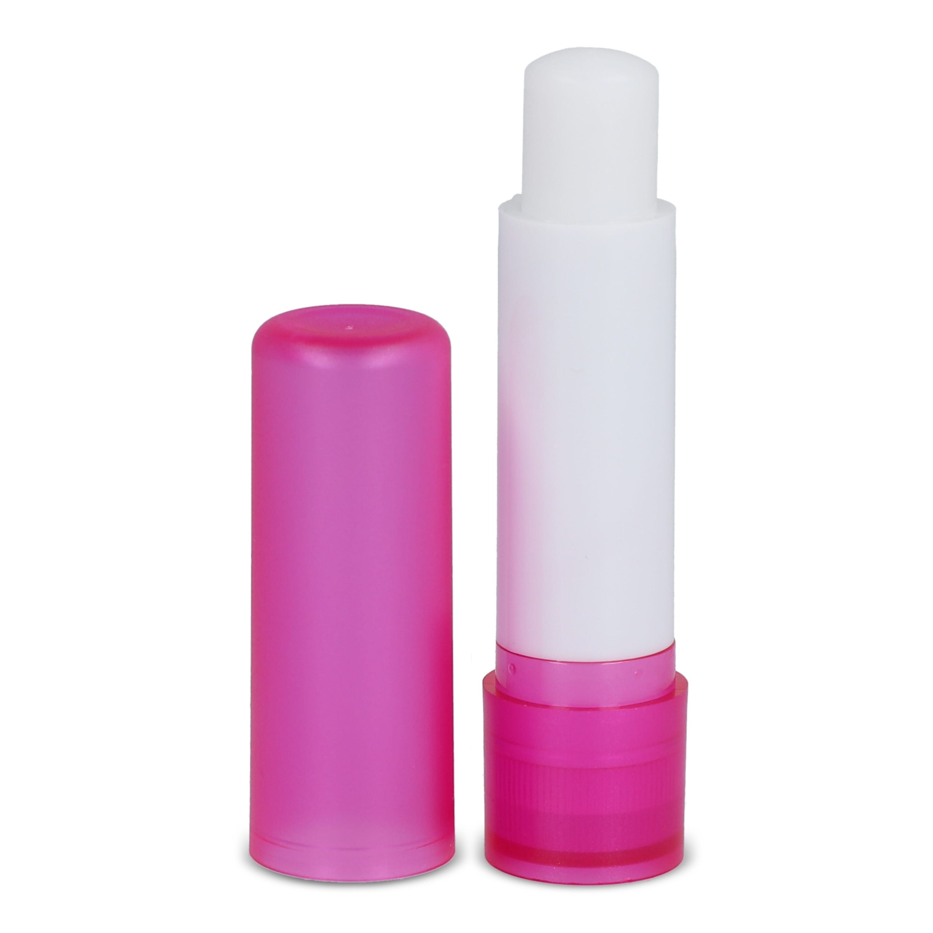 Klassischer Lippenpflegestift aus recycelten Materialien - natur  -  rosa-295