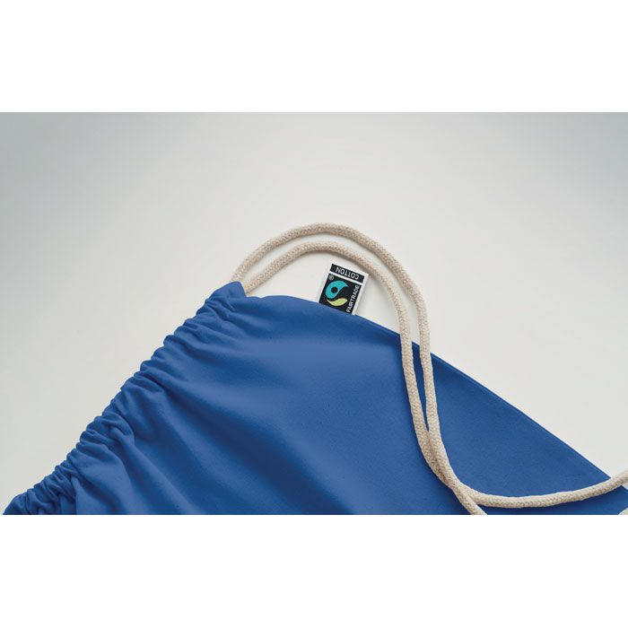 Kordelzugbeutel Fairtrade 180g OSOLE DRAW COLOUR - königsblau-265