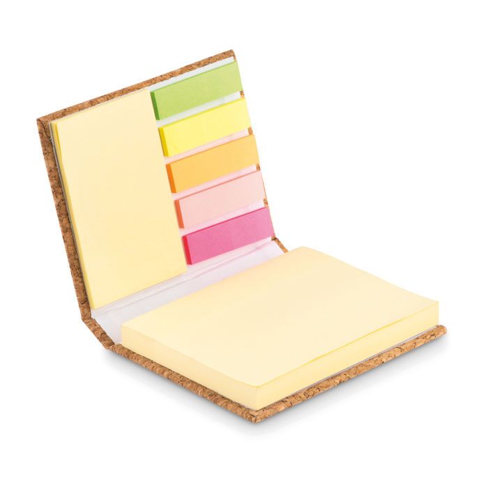 Notizblock-Set mit Kork VISIONCORK - beige-118