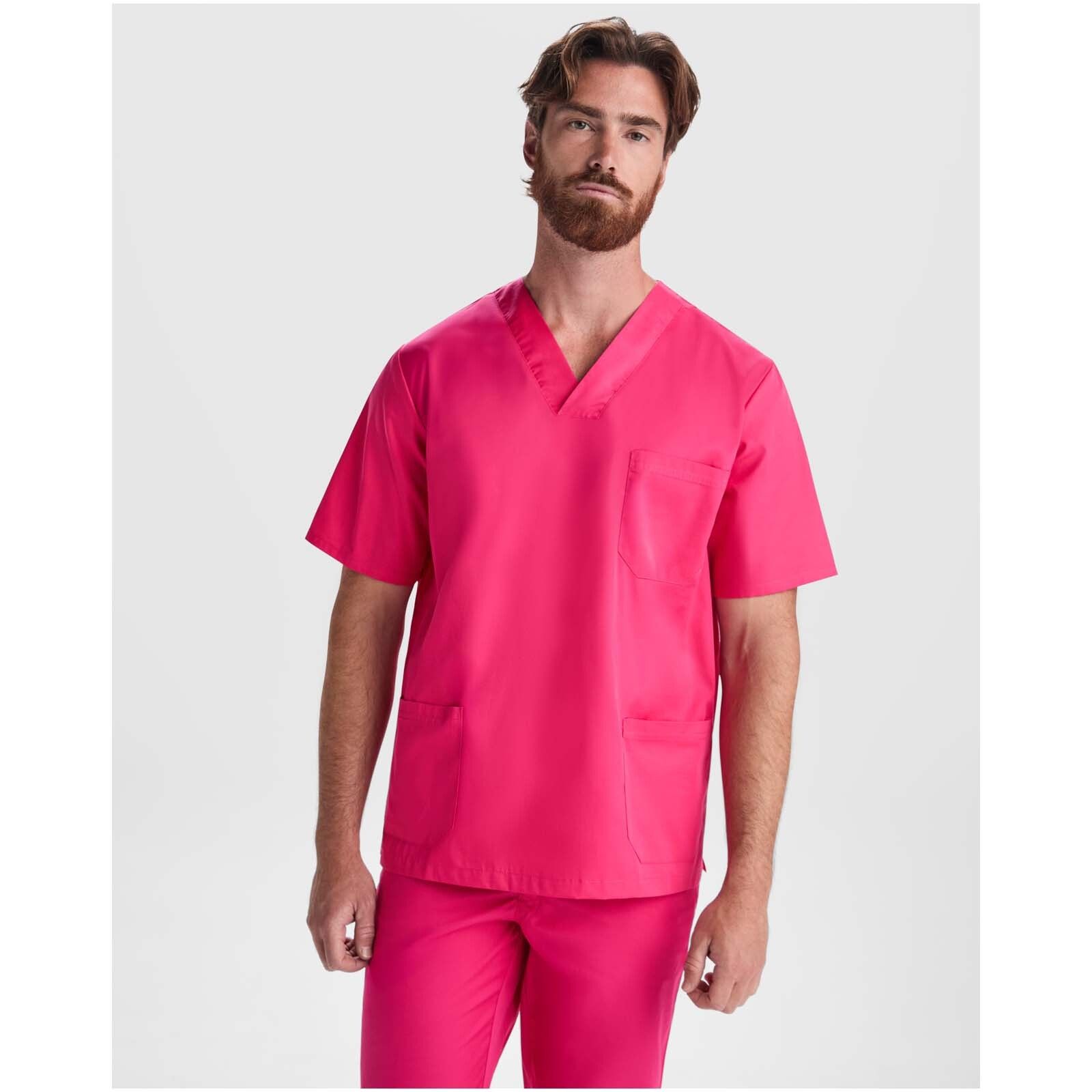 Panacea Kurzärmeliges Arbeitshemd, 160 g/m2, unisex  - weiss-609