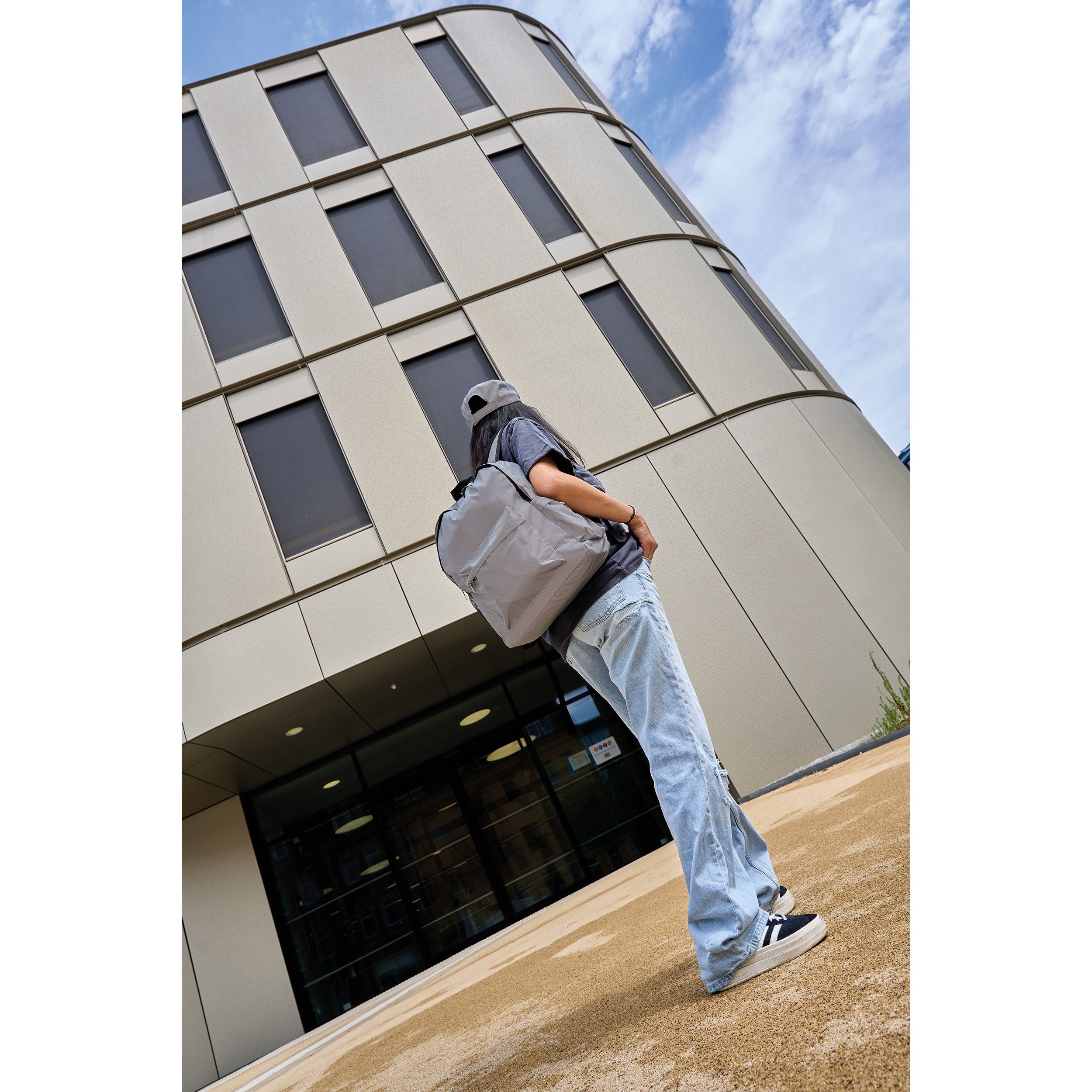 Reflektierender Rucksack Crewe - silbergrau-453