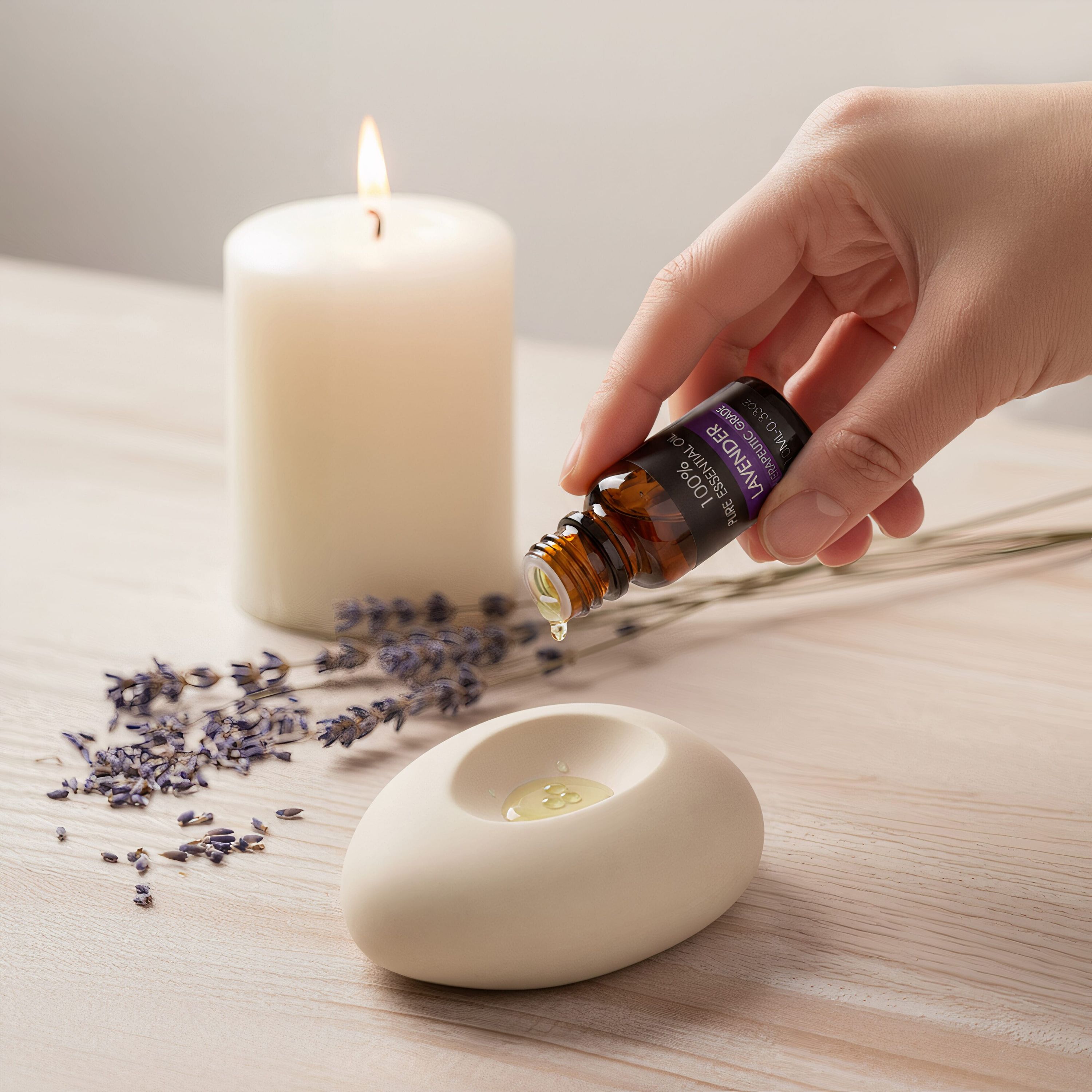 InsideOut Aroma Pebble Geschenkset mit 6 ätherischen Ölen - natur-611