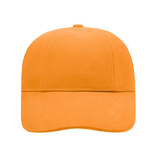 Turned 6 Panel Cap Laminated - orange-626