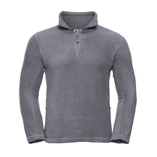 Quarter Zip Outdoor Fleece - convoy grey solid - XL-253