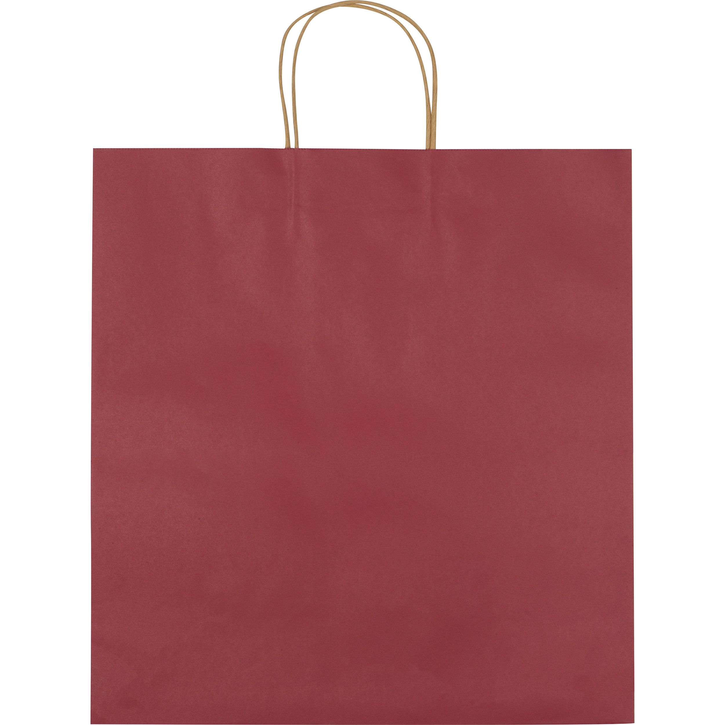 Recycelte Papiertasche groß - burgund-966