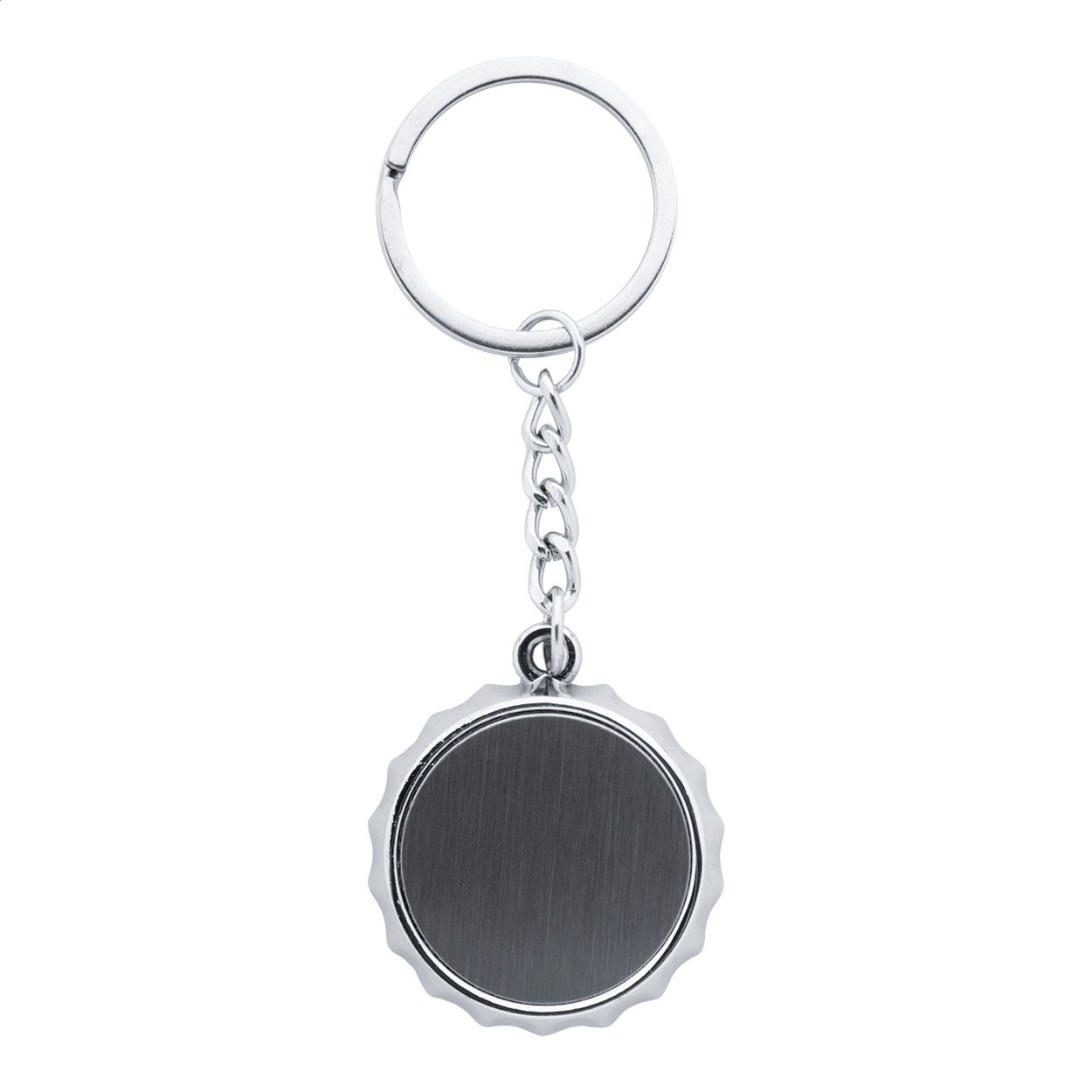 Flaschenöffner/Schlüsselanhänger Bubly - silber-308
