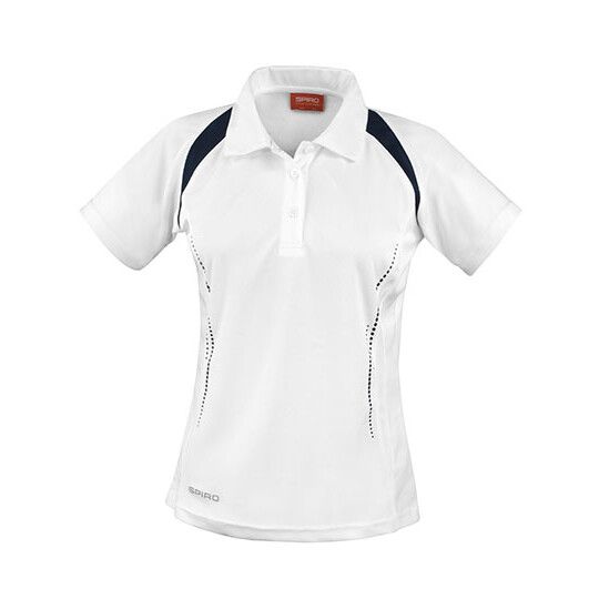Women´s Team Spirit Polo - white - navy-710