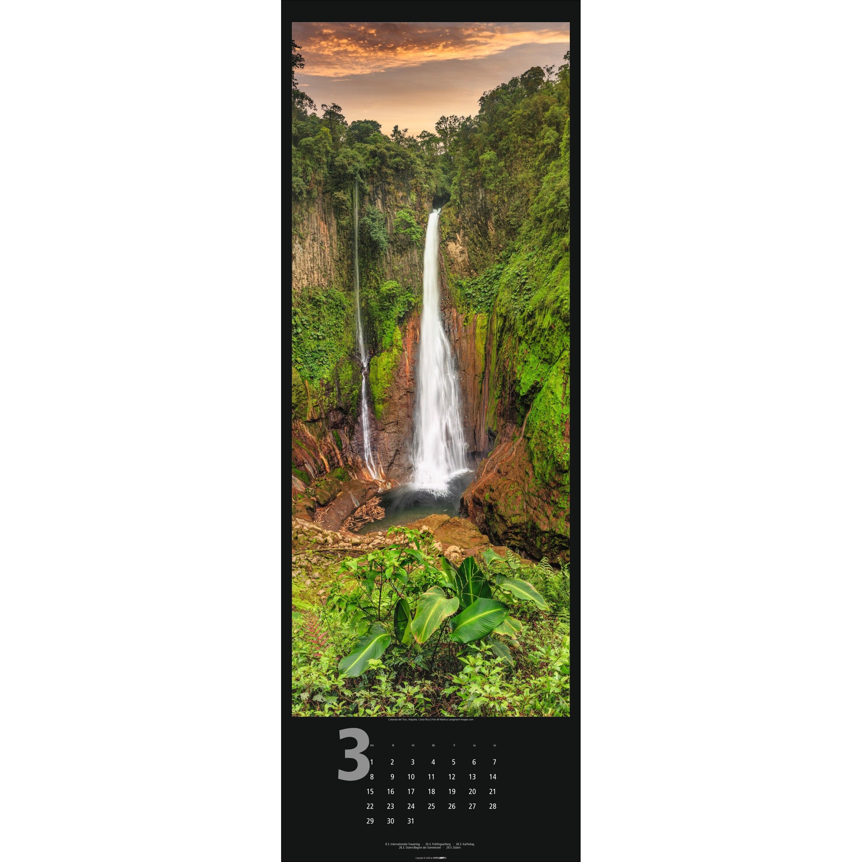 Wasserfälle - Landschaft & Natur Kalender-526