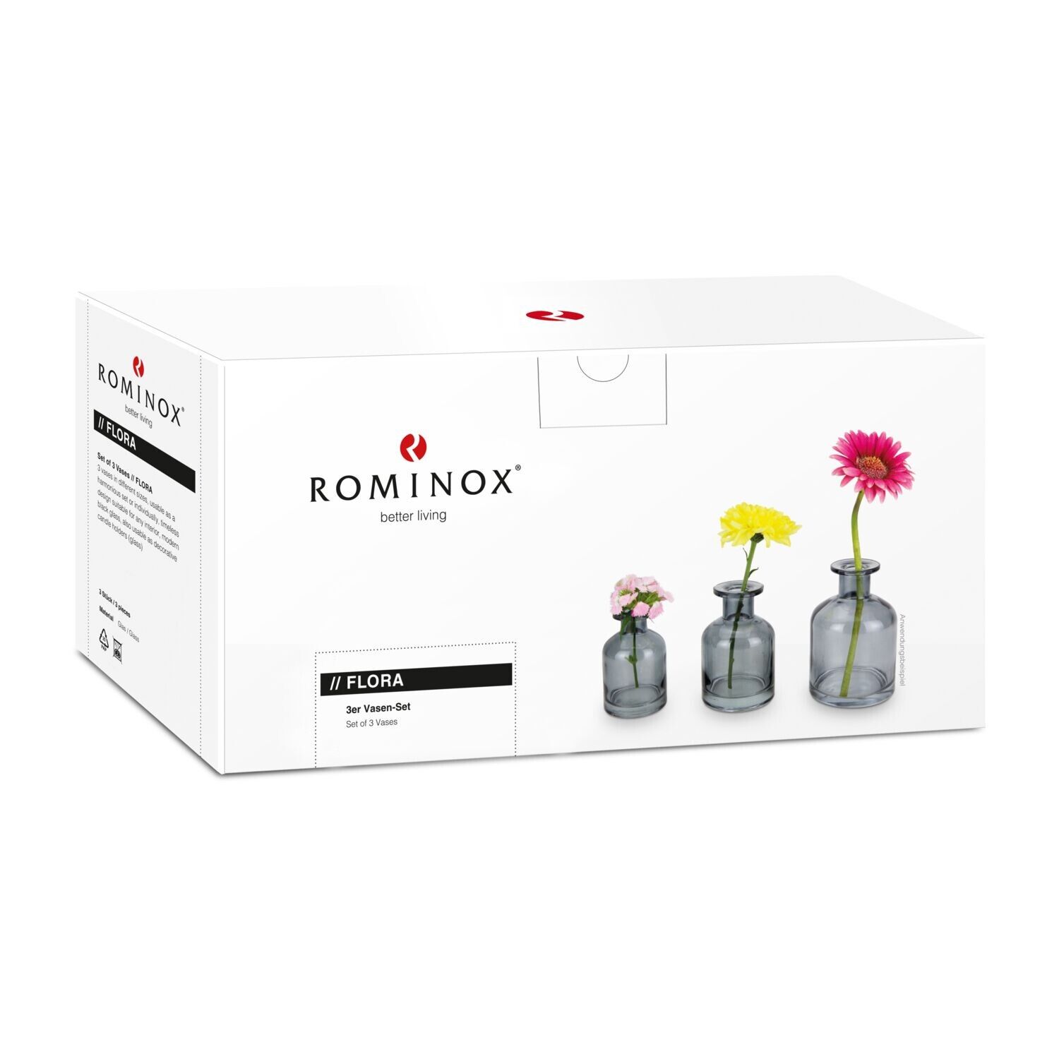 ROMINOX® 3er Vasen-Set Flora-659