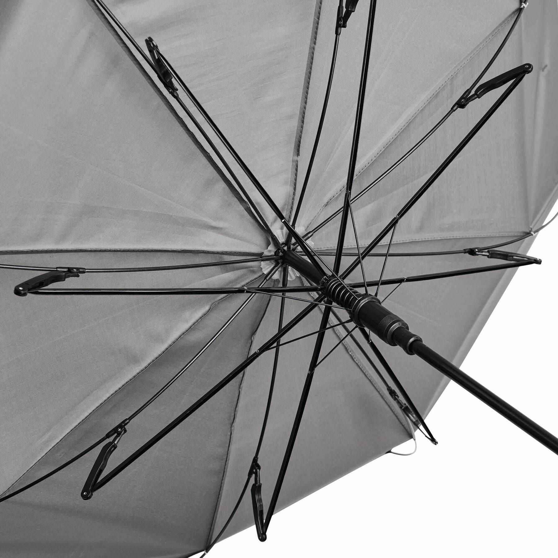 Windproof-Stockschirm WIND - hellgrau-19