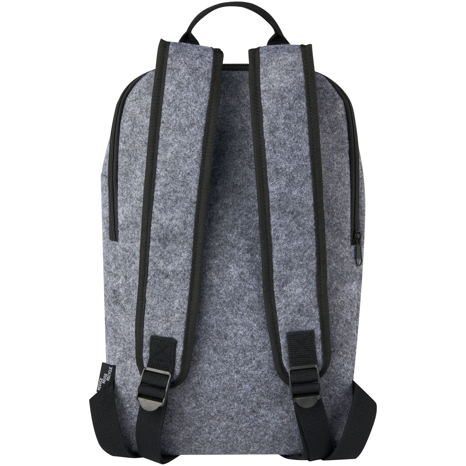 Felta Kühlrucksack aus GRS-recyceltem Filz 7 L - mittelgrau-781