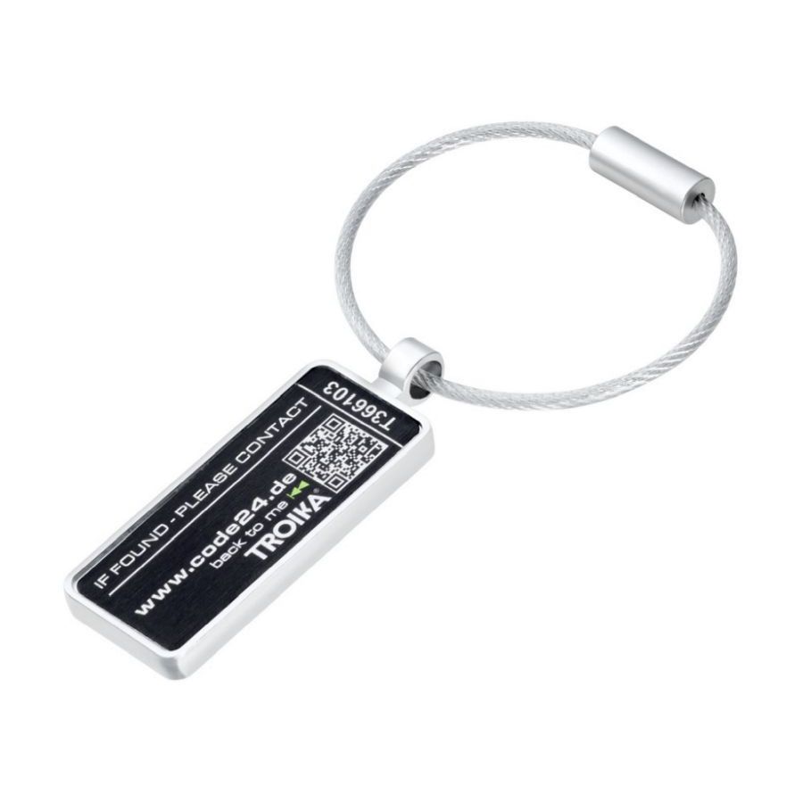 TROIKA Taschen- und Gepäckanhänger ANONYMUS - silber-843