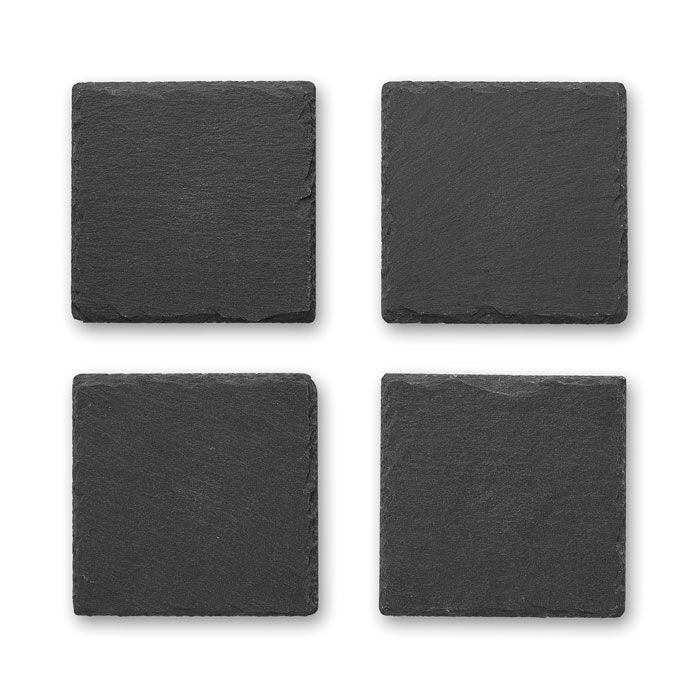 Untersetzer-Set SLATE4 - schwarz-427