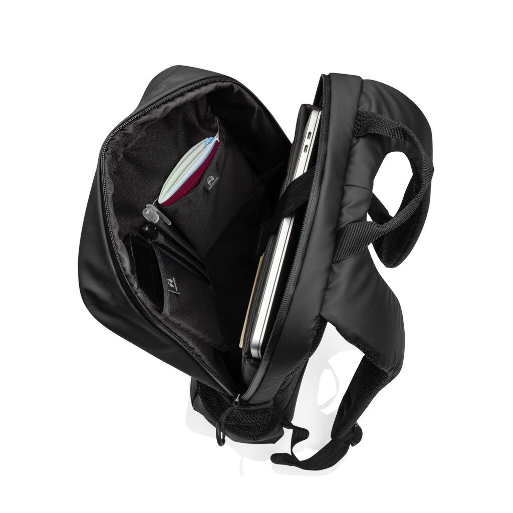 Lima Aware™ RPET wasserabweisender 15,6" Laptop-Rucksack - schwarz-774