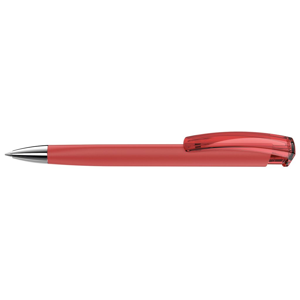 Trinity K Transparent Si Gum Druckkugelschreiber - rot-289