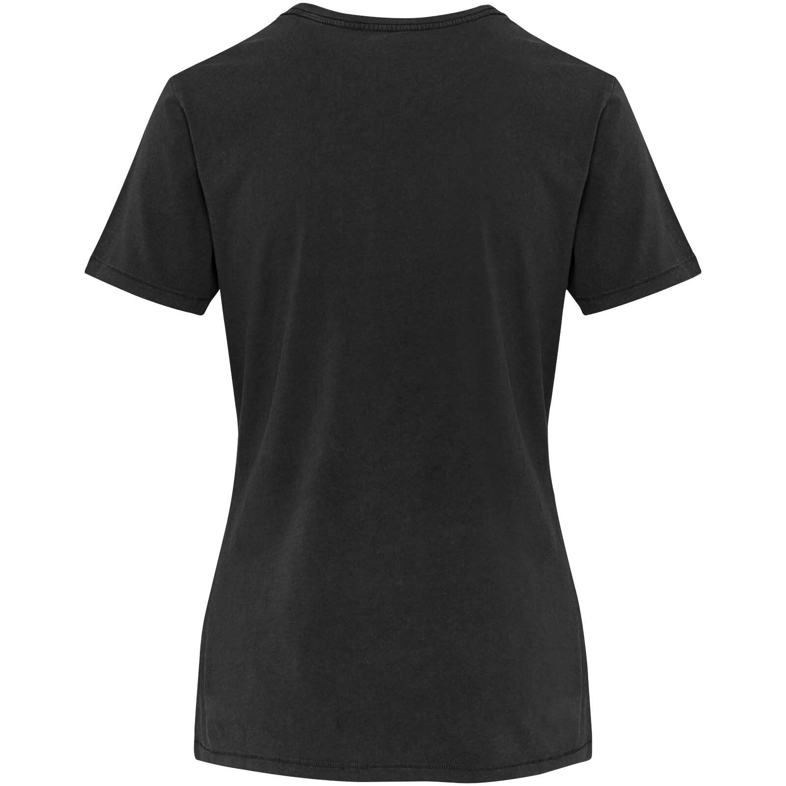 Nanaimo Kurzärmeliges T-Shirt für Damen im Washed Look, 160 g/m2 - schwarz-72