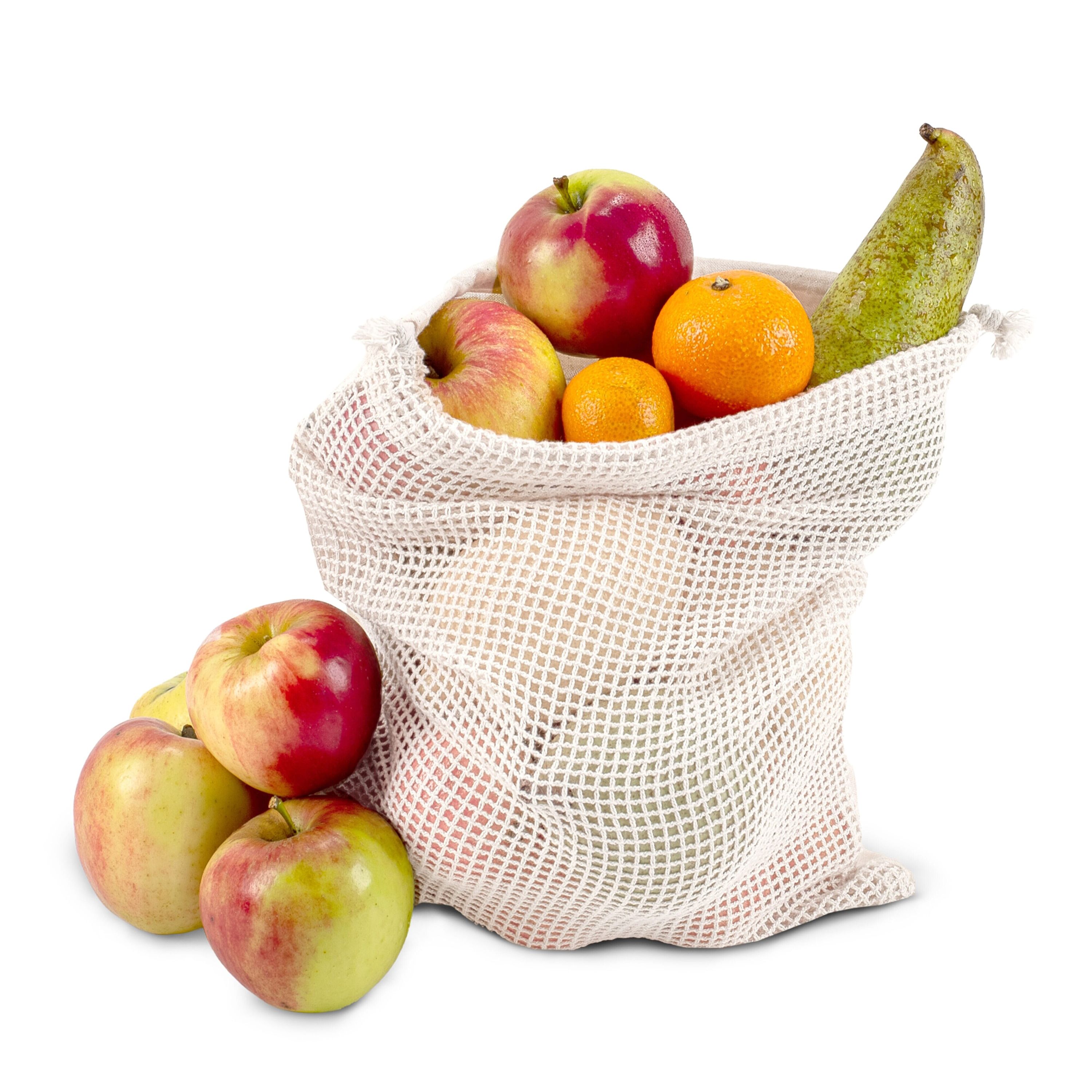 Wiederverwendbare Lebensmitteltasche OEKO-TEX® Baumwolle 25x30cm - natur-312