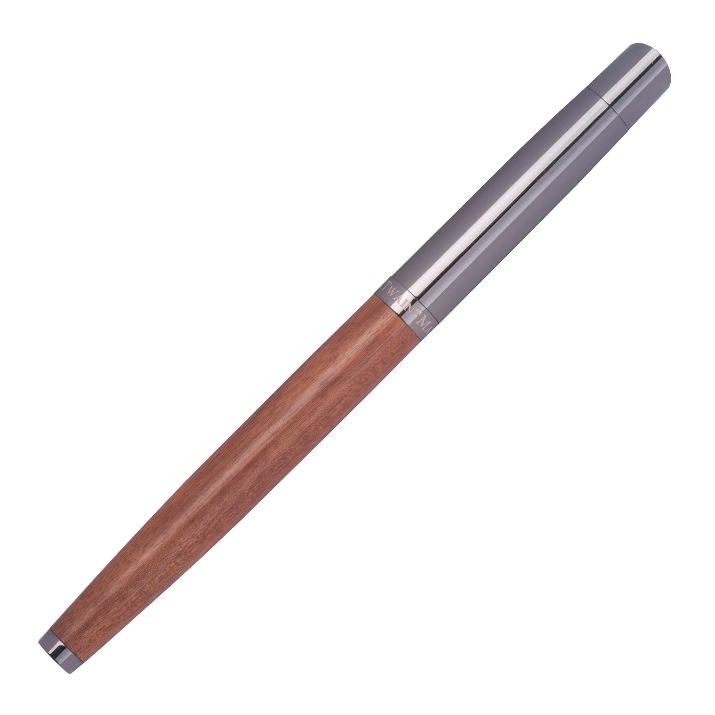 Mark Twain Schreibset aus Holz KATRINA - braun-466