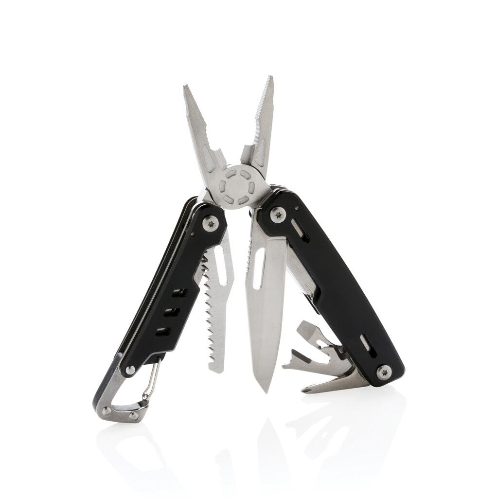 Solid Multitool mit Karabiner - schwarz-298