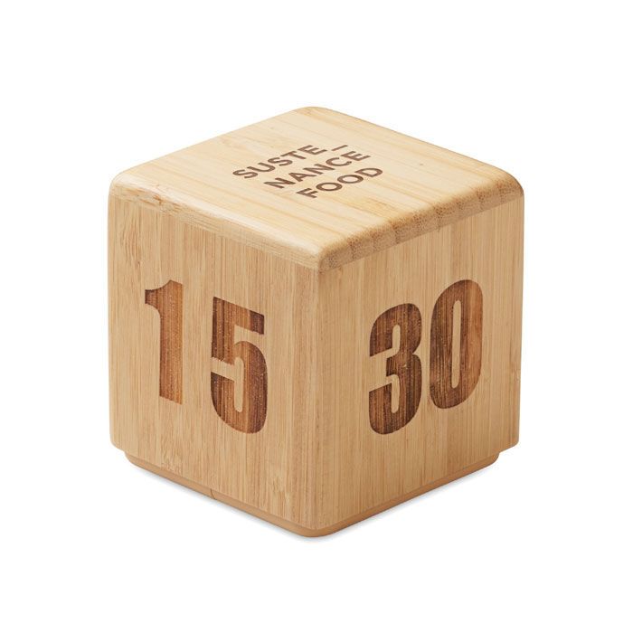 Zeitwürfel Bambus CURT - holz-288