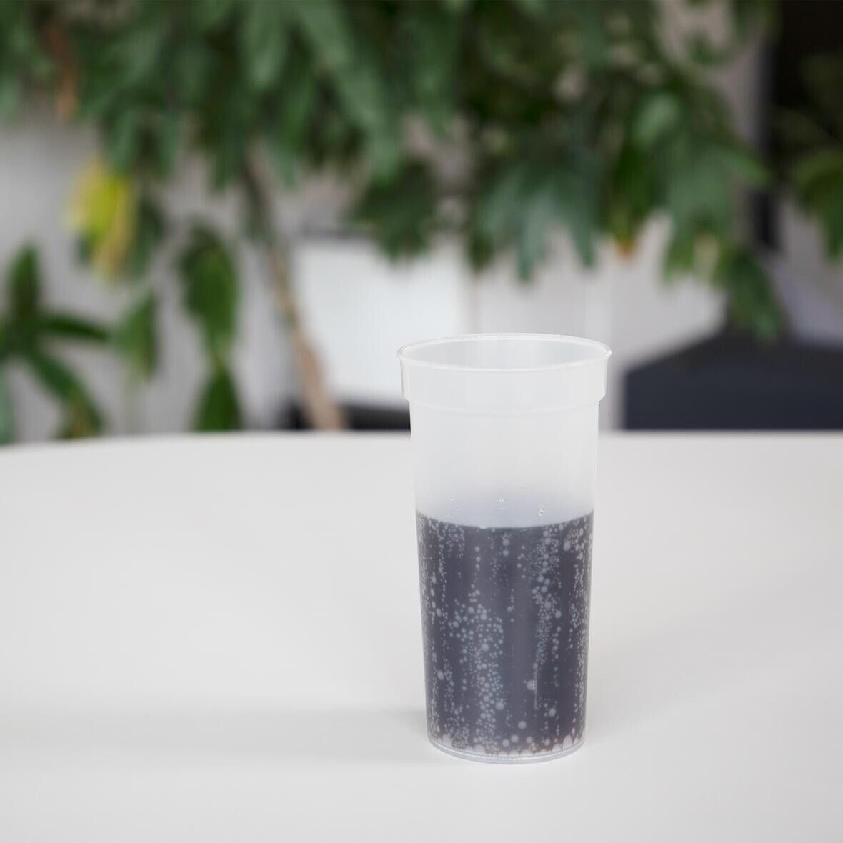 Trinkbecher Pfand 0,5 l - transparent-milchig-115