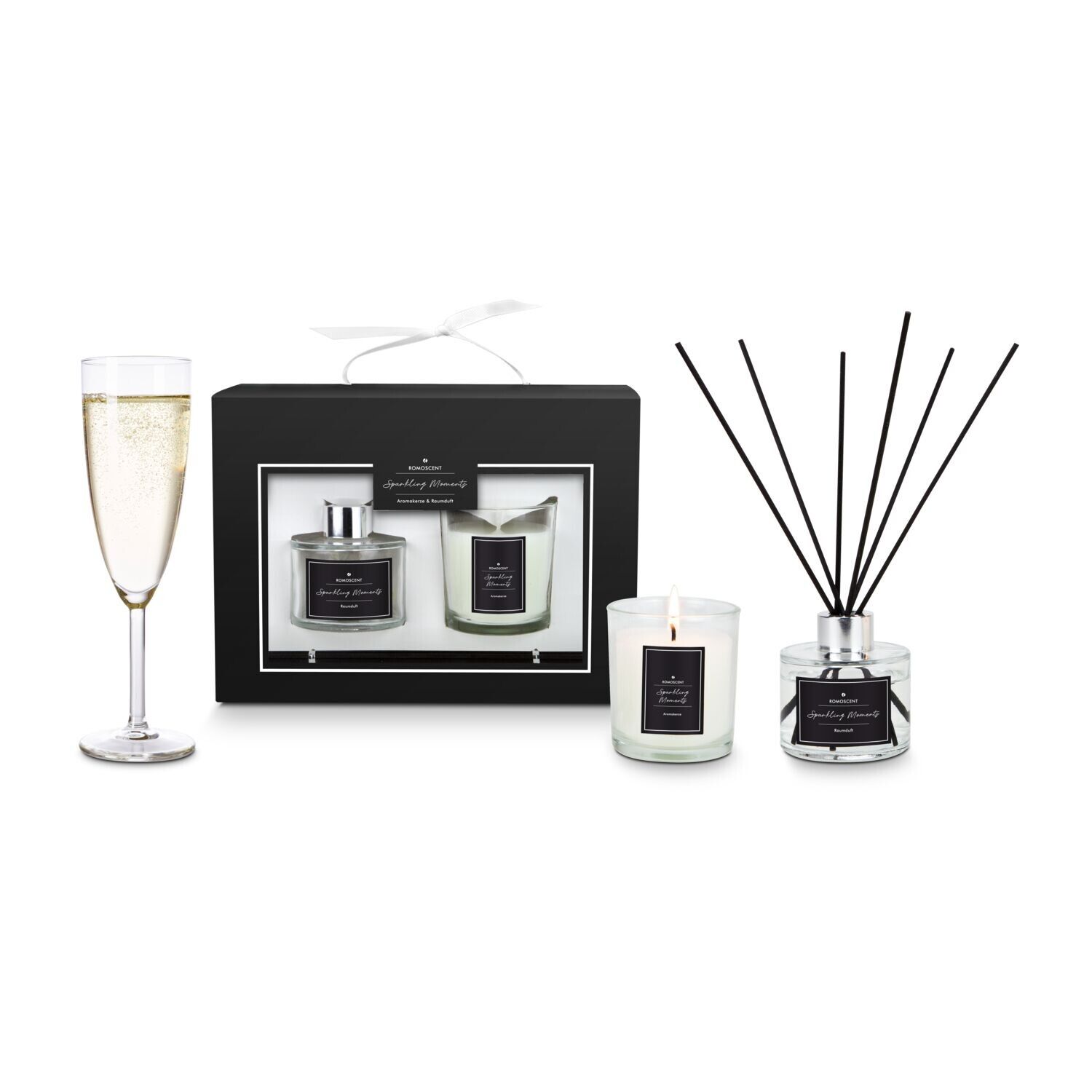 ROMOSCENT® Aroma-Set Sparkling Moments, Raumduft & Aromakerze-581